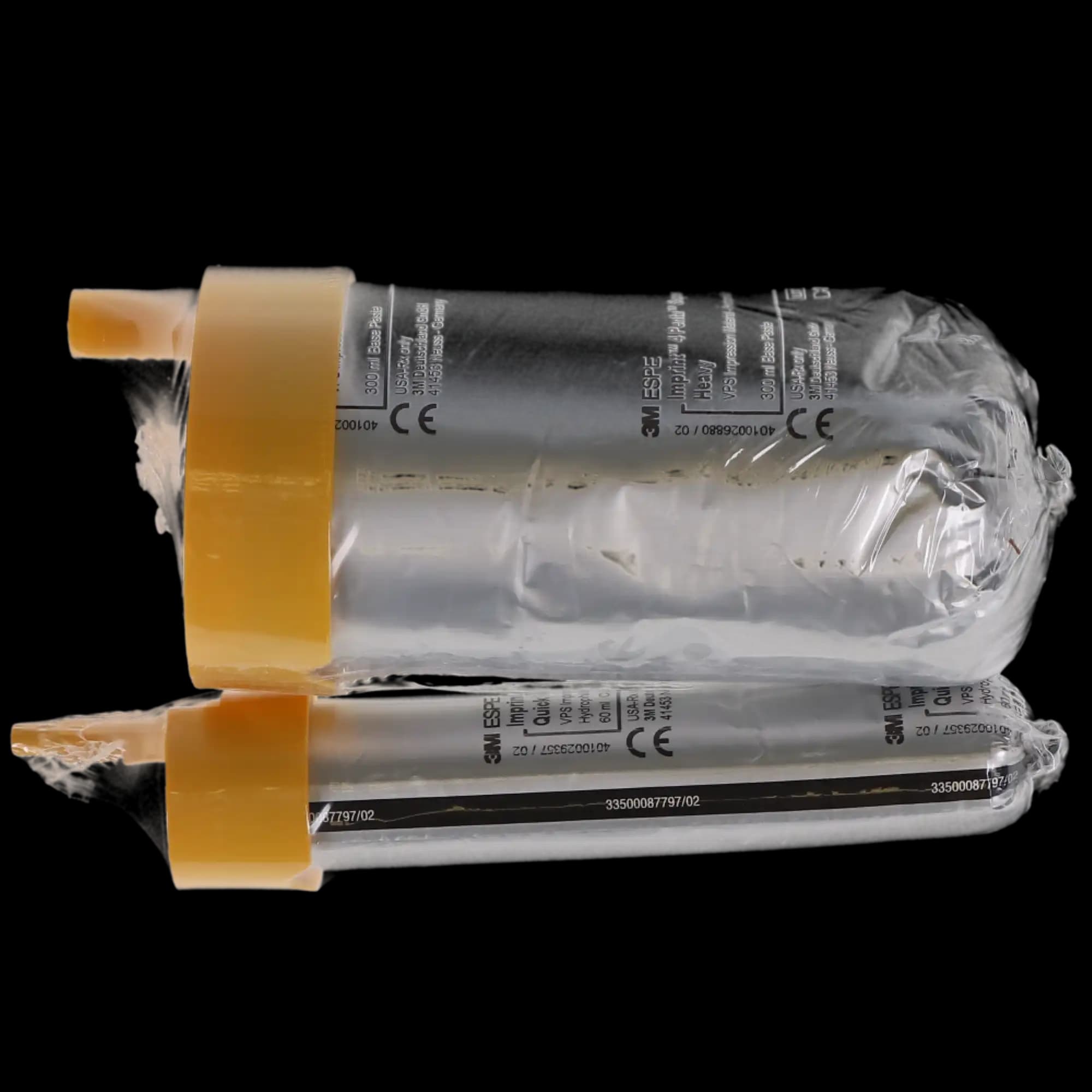 3M Imprint 4 Penta Super Quick Heavy Body VPS Impression Material Refill, 2 x 300 mL Base + 2 x 60 mL Catalyst, 71485 thumbnail 6
