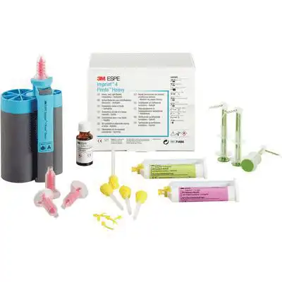 3M Imprint 4 Super Quick Heavy Body VPS Impression Material, Economy Pack, 50 ml Cartridges, 10/Pk, Yellow, 71532 thumbnail 2