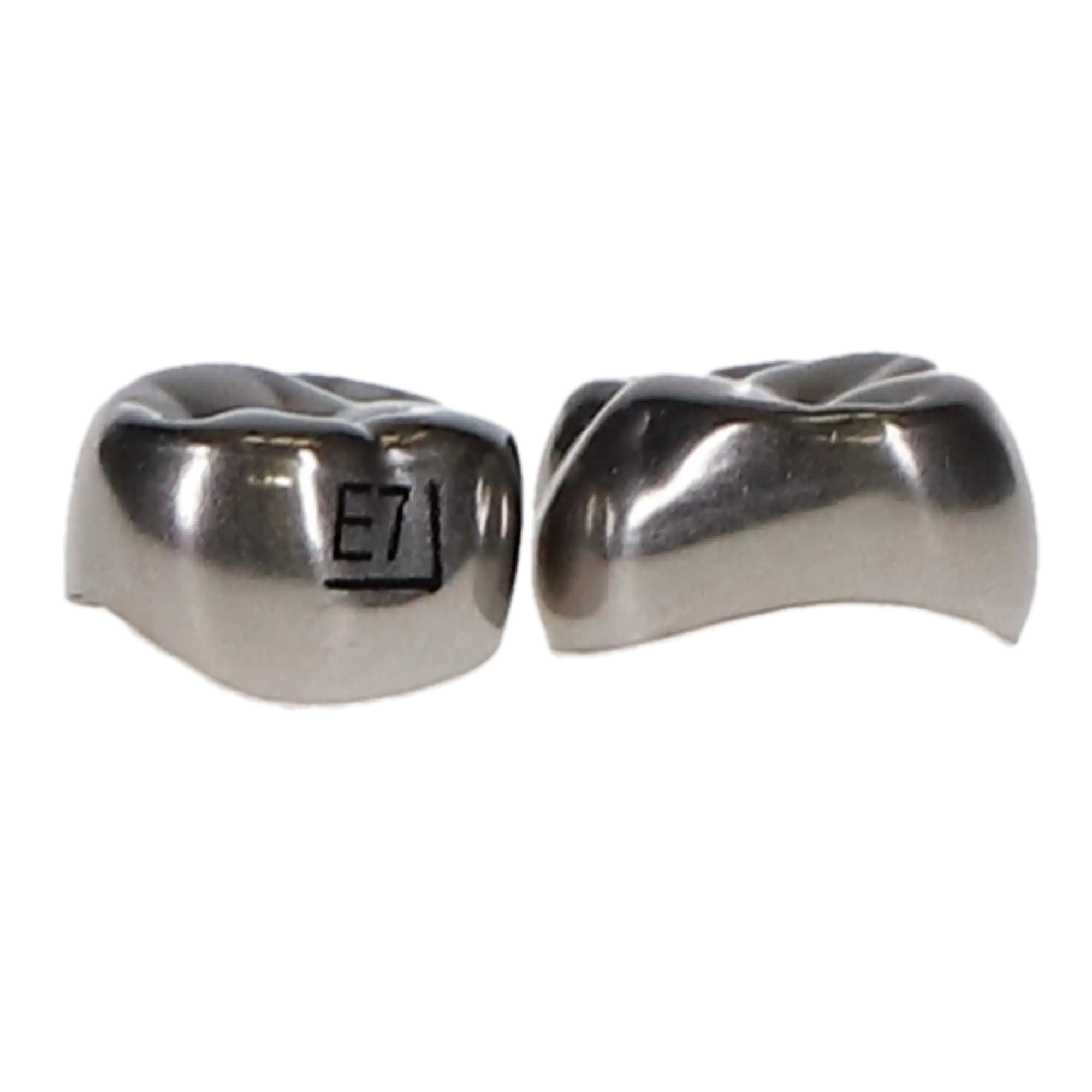 3M ESPE Stainless Steel Primary Molar Crown, Second Primary Molar, Upper Right, EUR7 / E-UR-7, Size 7, 5/Box thumbnail 2