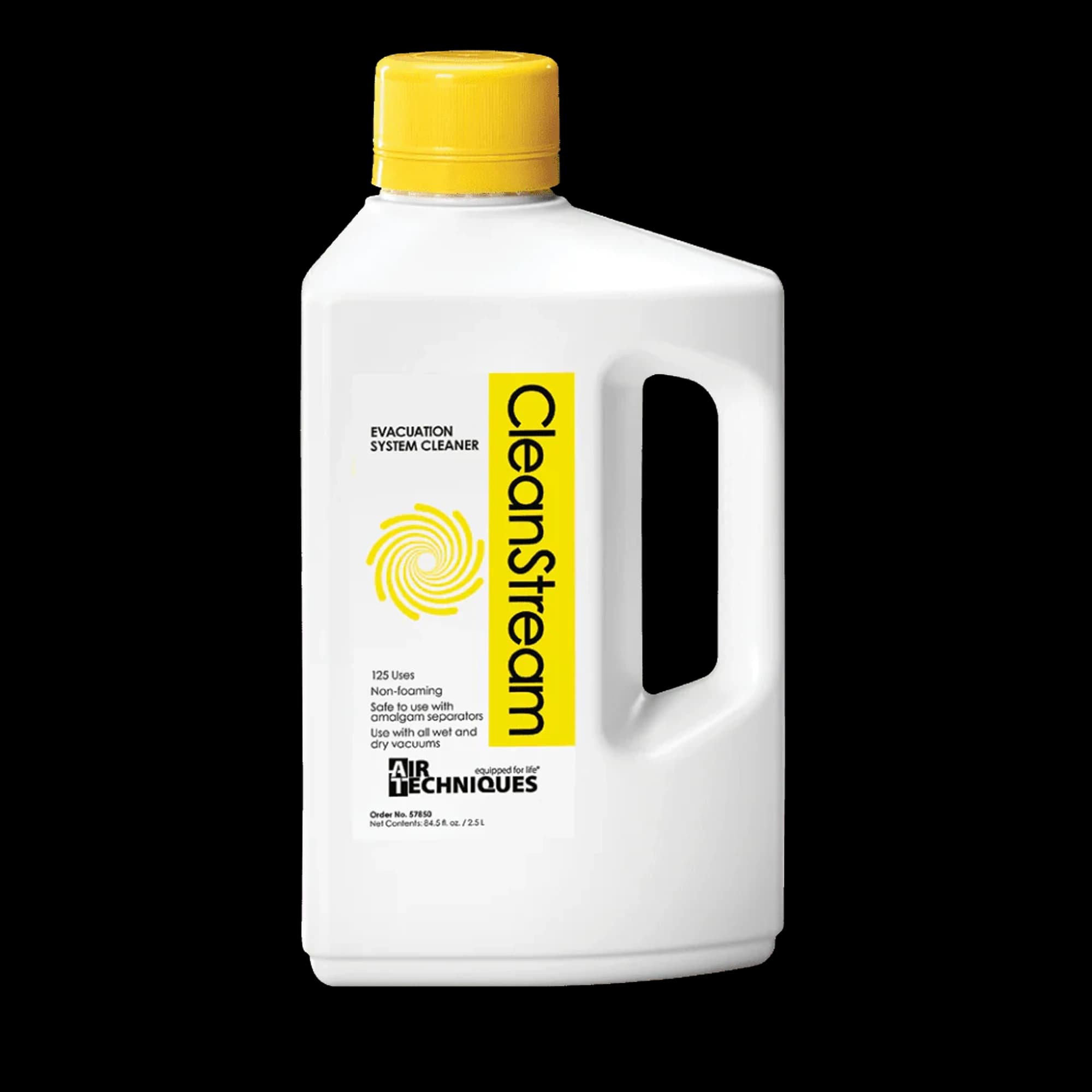 Air Techniques Monarch CleanStream Evacuation System Cleaner, Concentrated, 2.5 L (84.5 oz), 125 Cleanings, 57850 thumbnail 3
