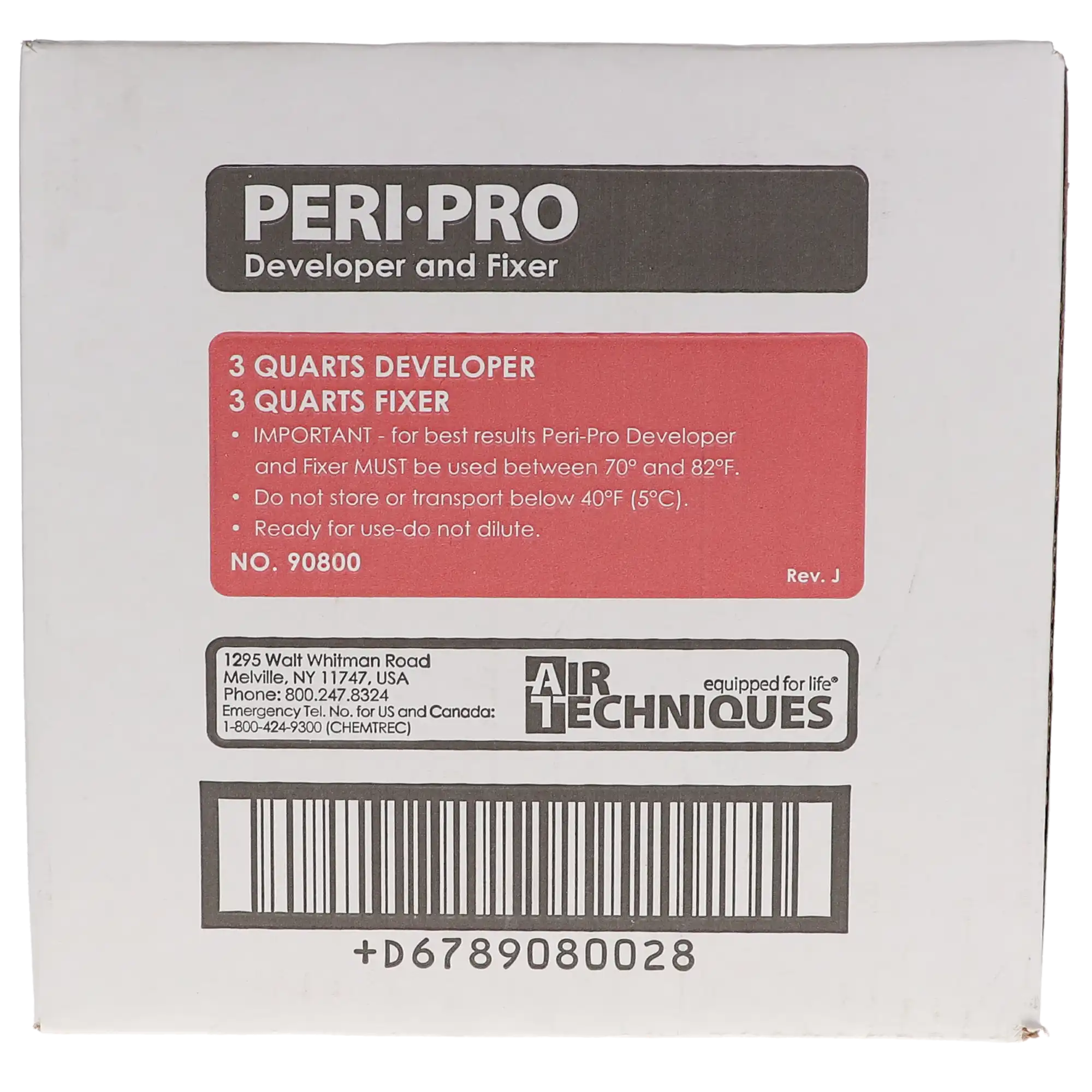 Air Techniques Peri-Pro Developer & Fixer, 3 x 1-qt Developer + 3 x 1-qt Fixer, 6/Case, 90800 thumbnail 4