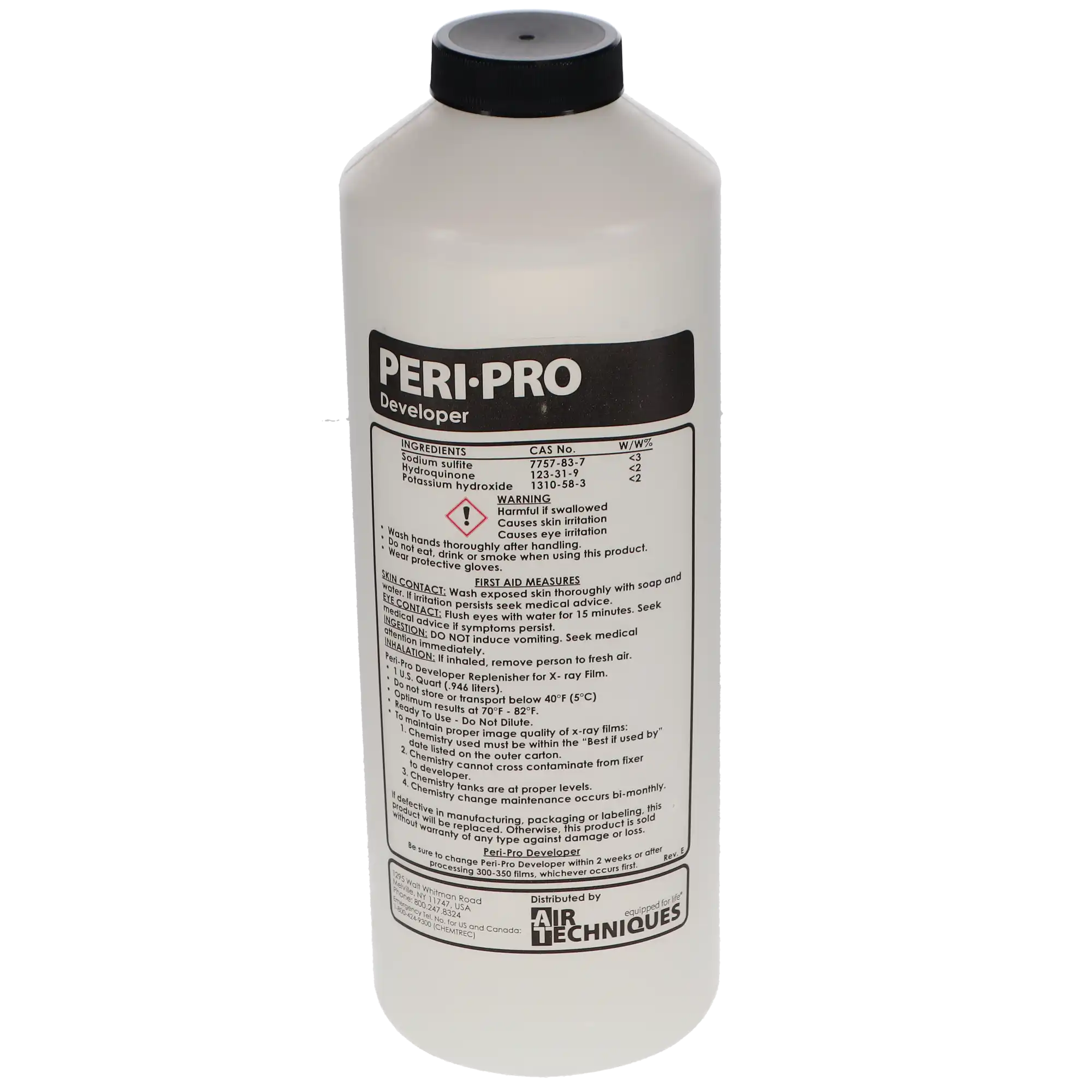 Air Techniques Peri-Pro Developer Only, Ready-To-Use Liquid, 1 Quart Bottle, 90801 thumbnail 2