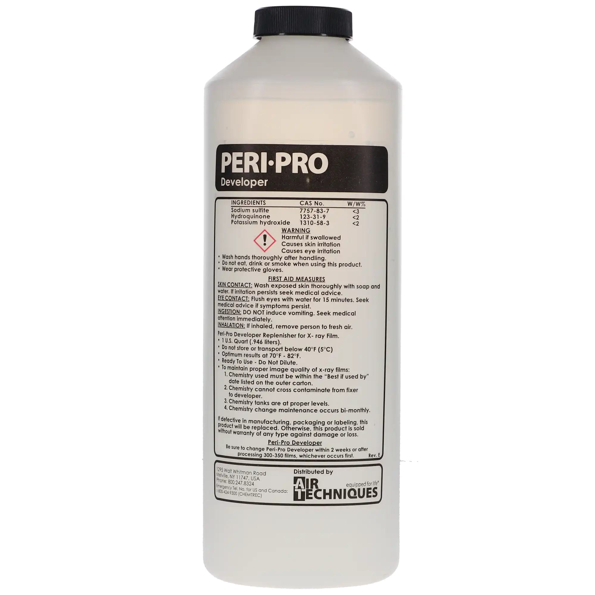 Air Techniques Peri-Pro Developer Only, Ready-To-Use Liquid, 1 Quart Bottle, 90801 thumbnail 6