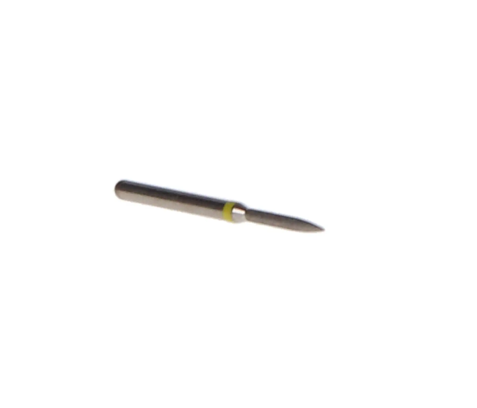 NTI Diamond Bur, FG, Flame, #862-010, 1.0 mm, Super Fine, Yellow, 5/Pk, SF862-010 thumbnail 2