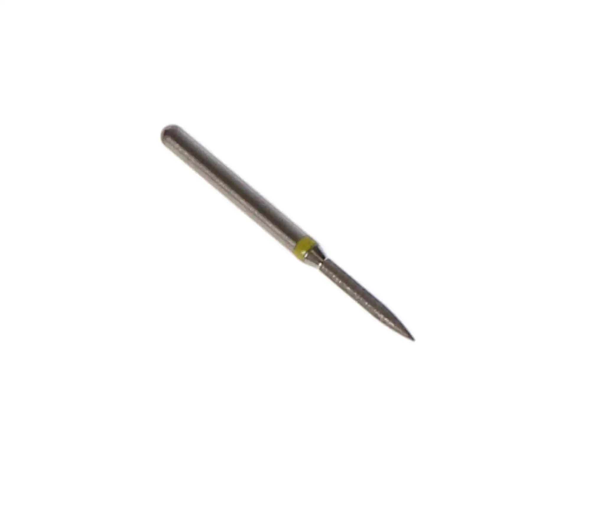 NTI Diamond Bur, FG, Flame, #862-010, 1.0 mm, Super Fine, Yellow, 5/Pk, SF862-010 thumbnail 3