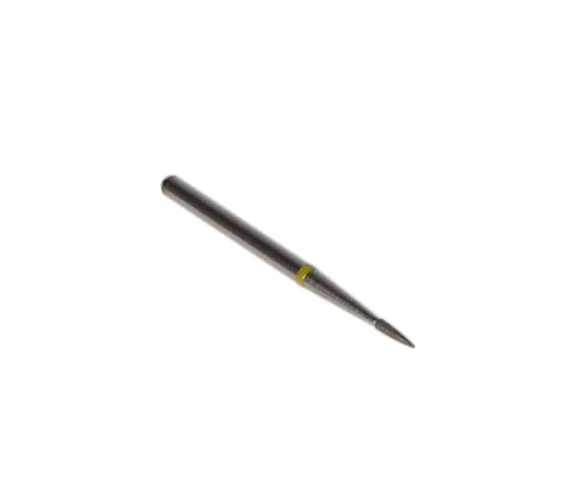 NTI Diamond Bur, FG, Flame, #SF889-009, 0.9 mm, Super Fine, Yellow, 5/Pk thumbnail 3