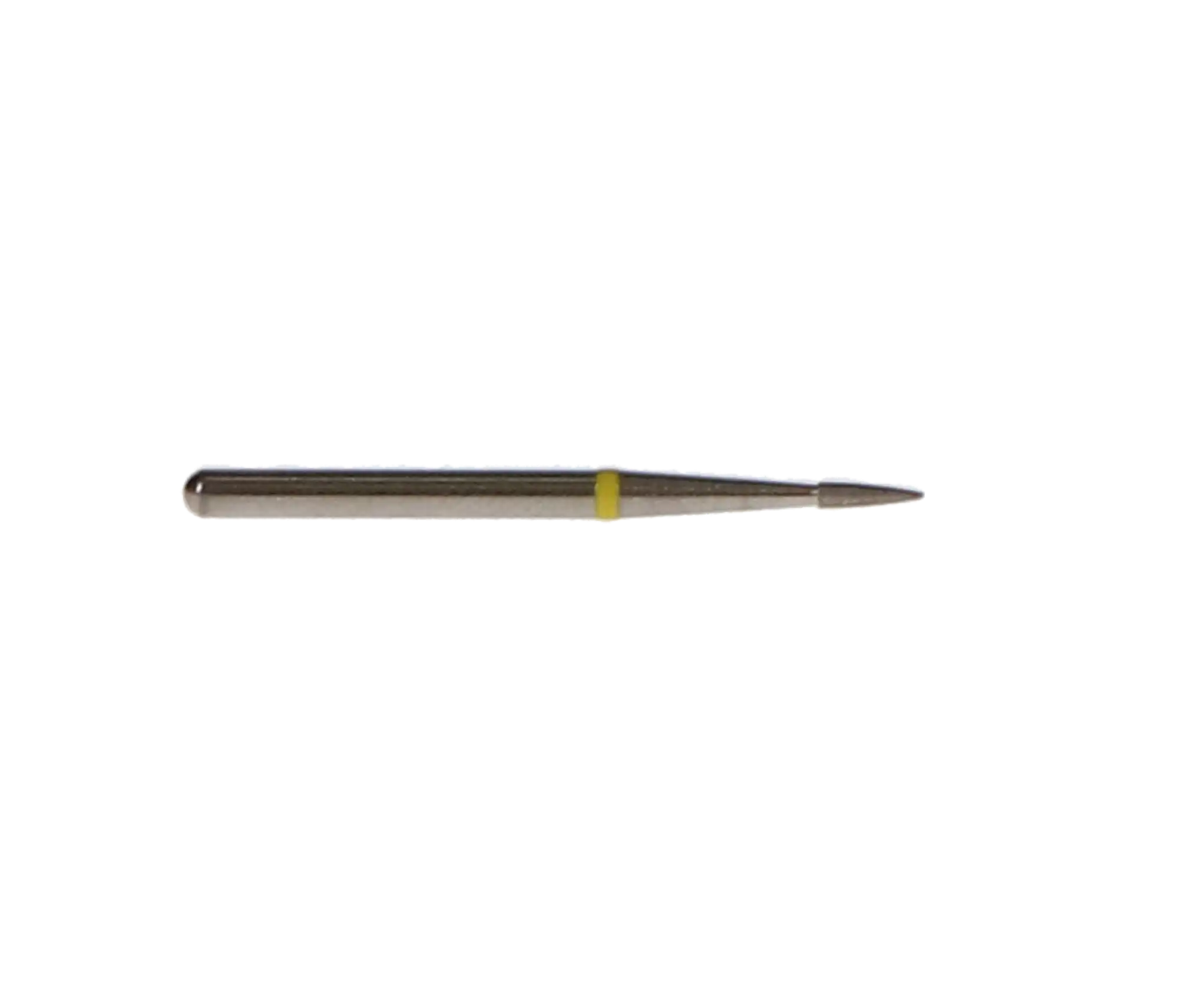 NTI Diamond Bur, FG, Flame, #SF889-009, 0.9 mm, Super Fine, Yellow, 5/Pk thumbnail 6