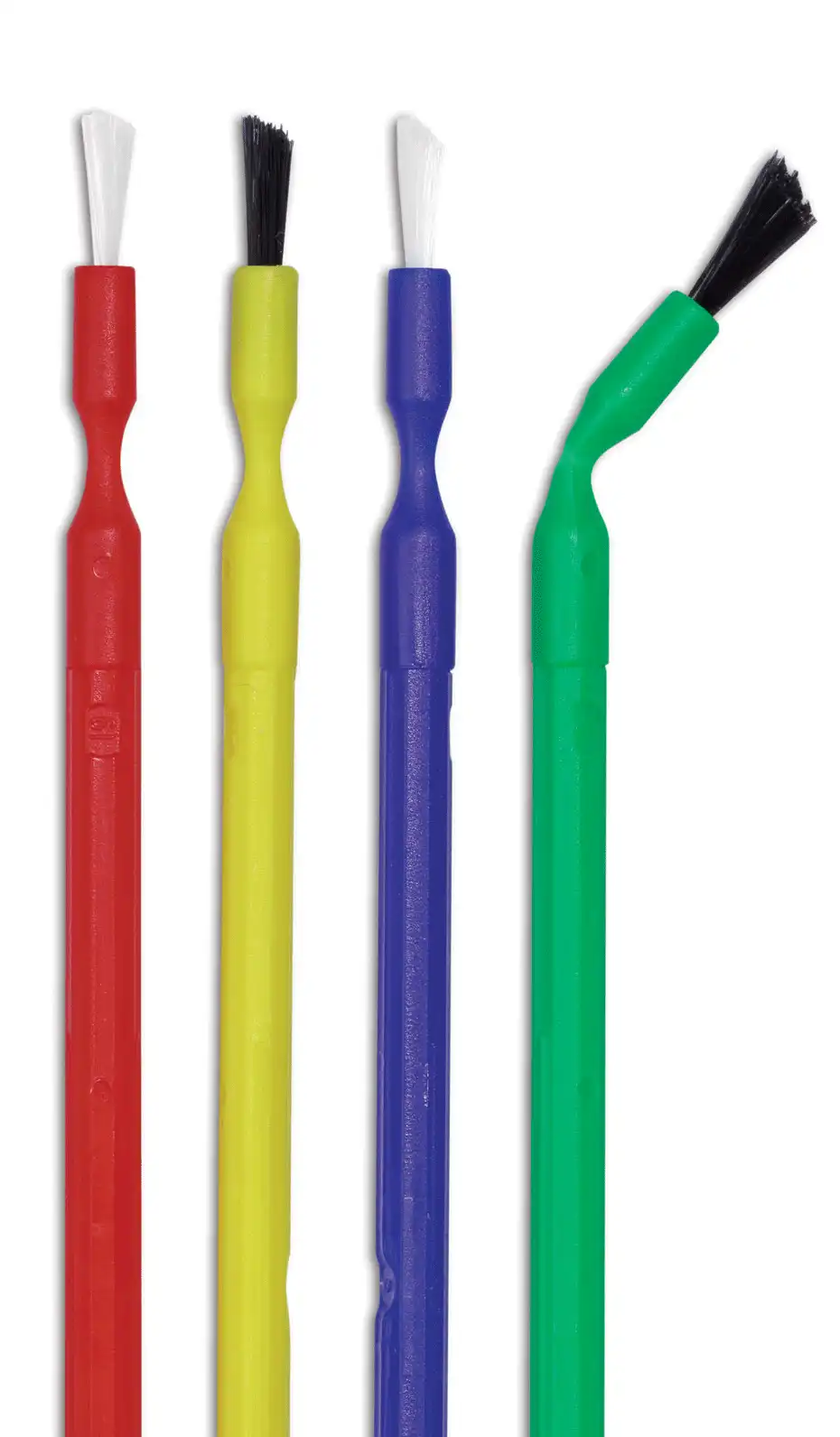 Benda Brush Big Box Regular Point Disposable Applicator, Red Handle, Black Bristles, 576/Box, 370501 thumbnail 5