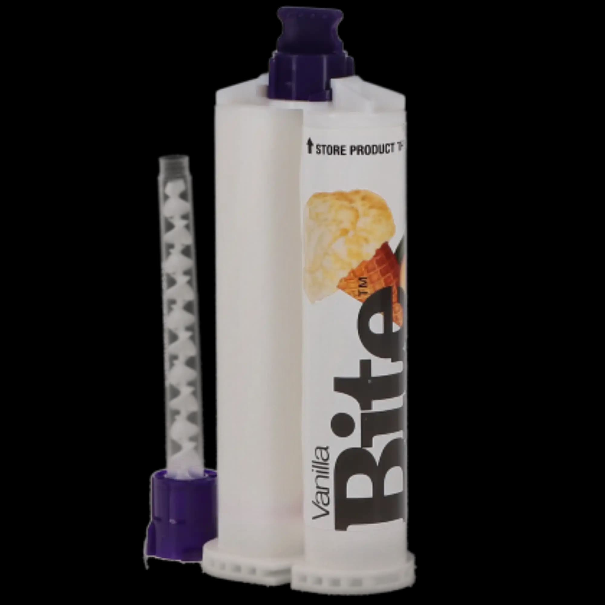 Vanilla Bite VPS Bite Registration Material, Fast Set, Rigid, Vanilla Scent, 48 mL Cartridge Refill, 2/Pk, SPD1105 thumbnail 2
