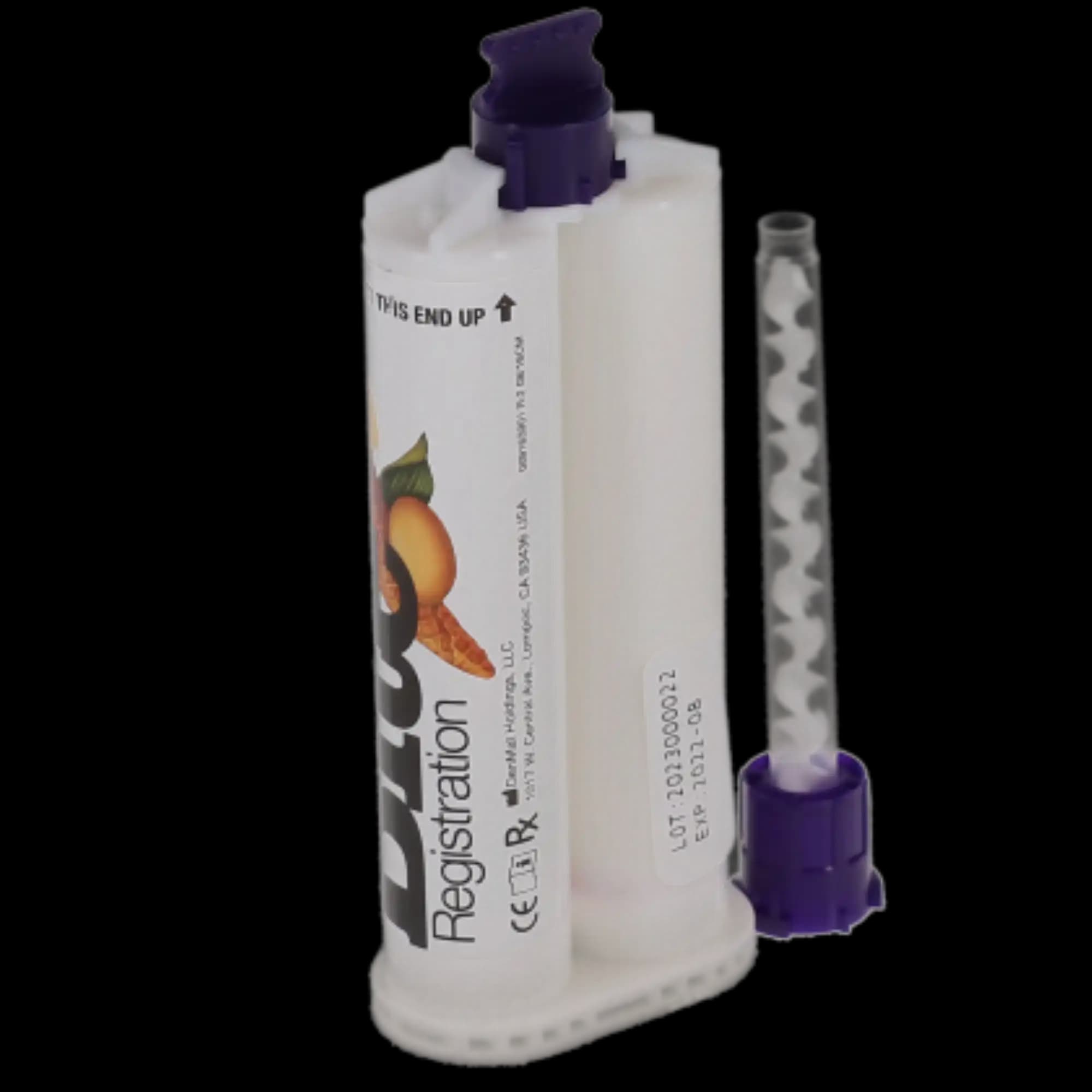 Vanilla Bite VPS Bite Registration Material, Fast Set, Rigid, Vanilla Scent, 48 mL Cartridge Refill, 2/Pk, SPD1105 thumbnail 3