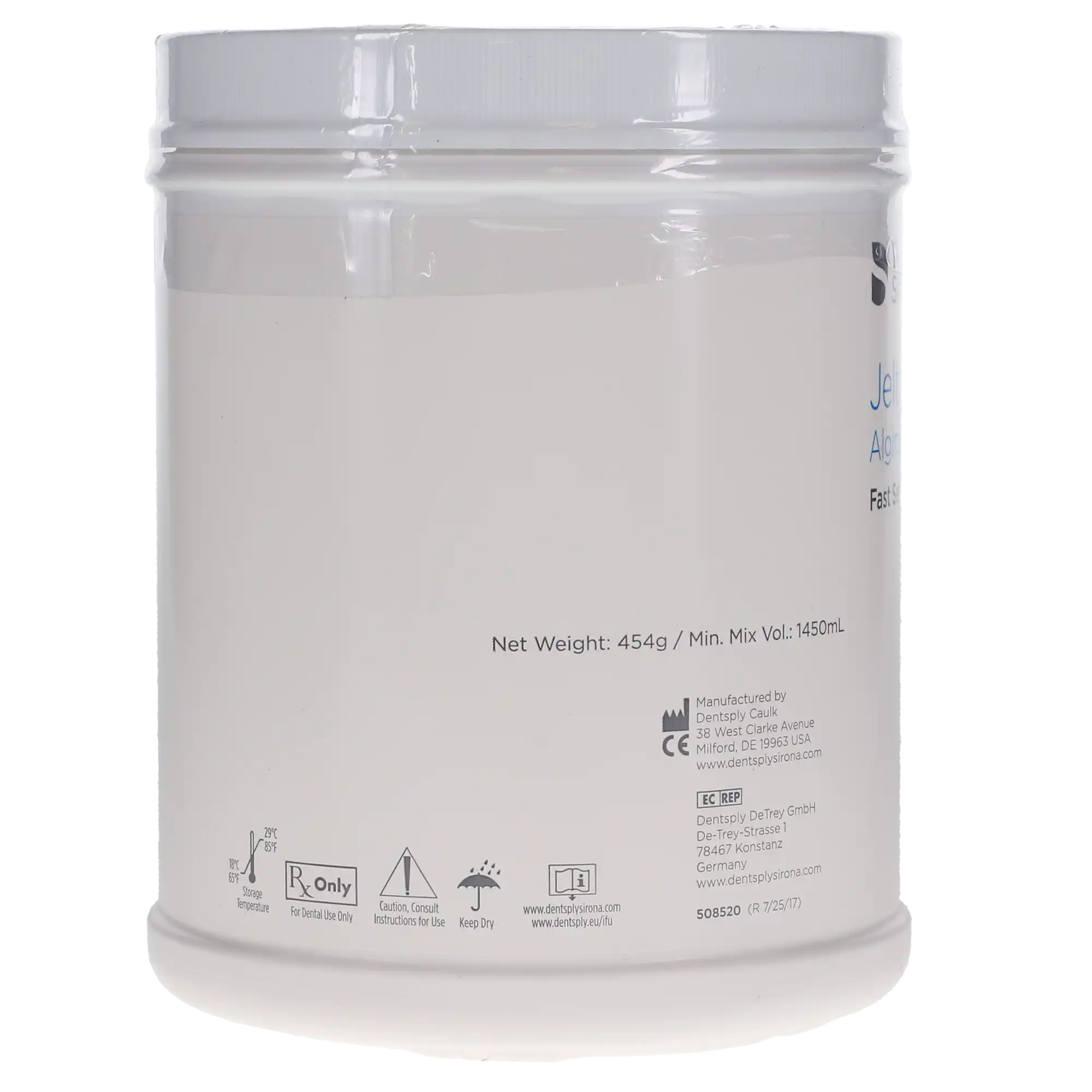 Jeltrate Alginate Impression Material, Fast Set, Pink, 1 lb Can, 608522 thumbnail 3