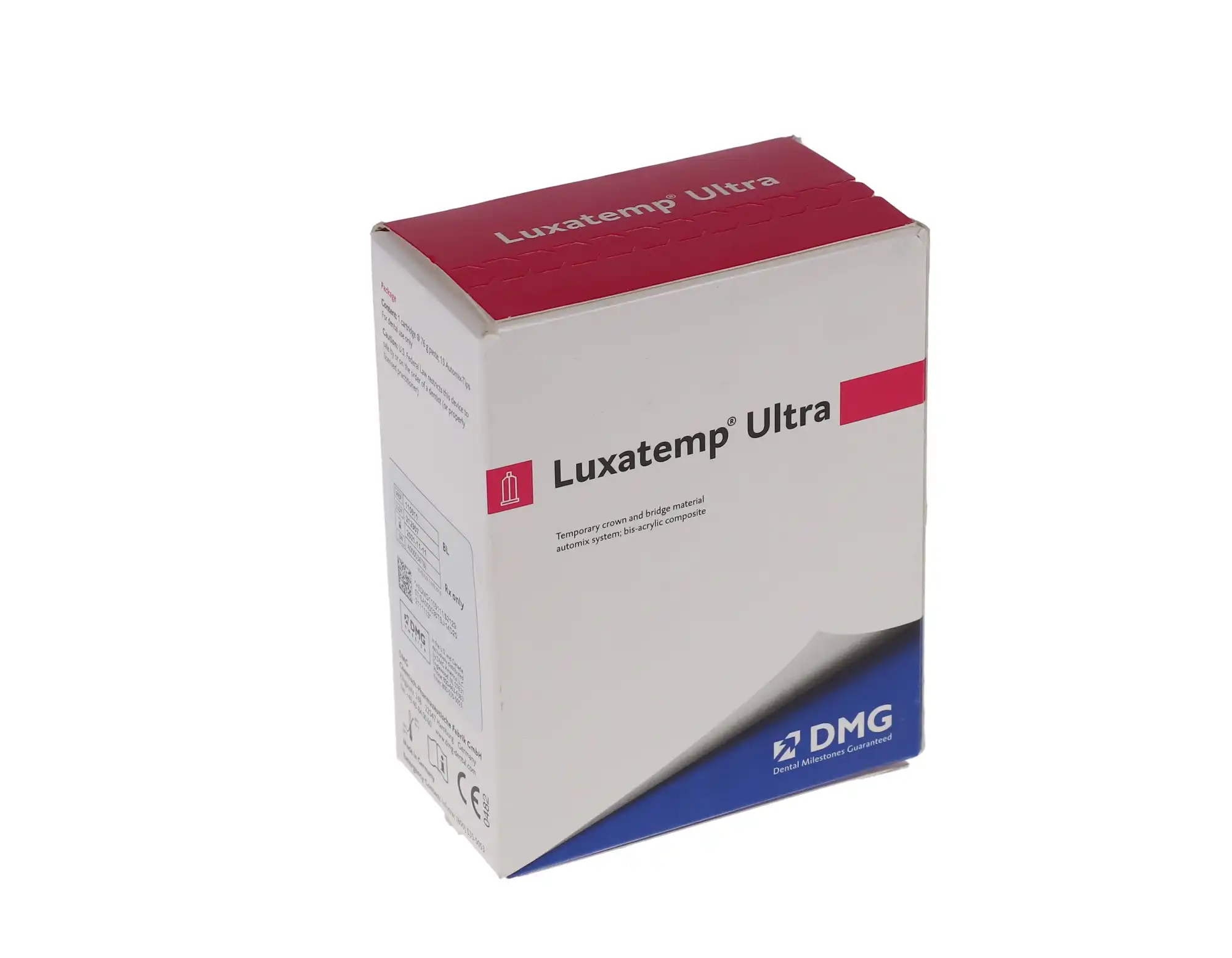 Luxatemp Ultra Automix Temporary Crown & Bridge Material, Bleach Light, 76 g Cartridge with 15 Automix Tips, 110911 thumbnail 10