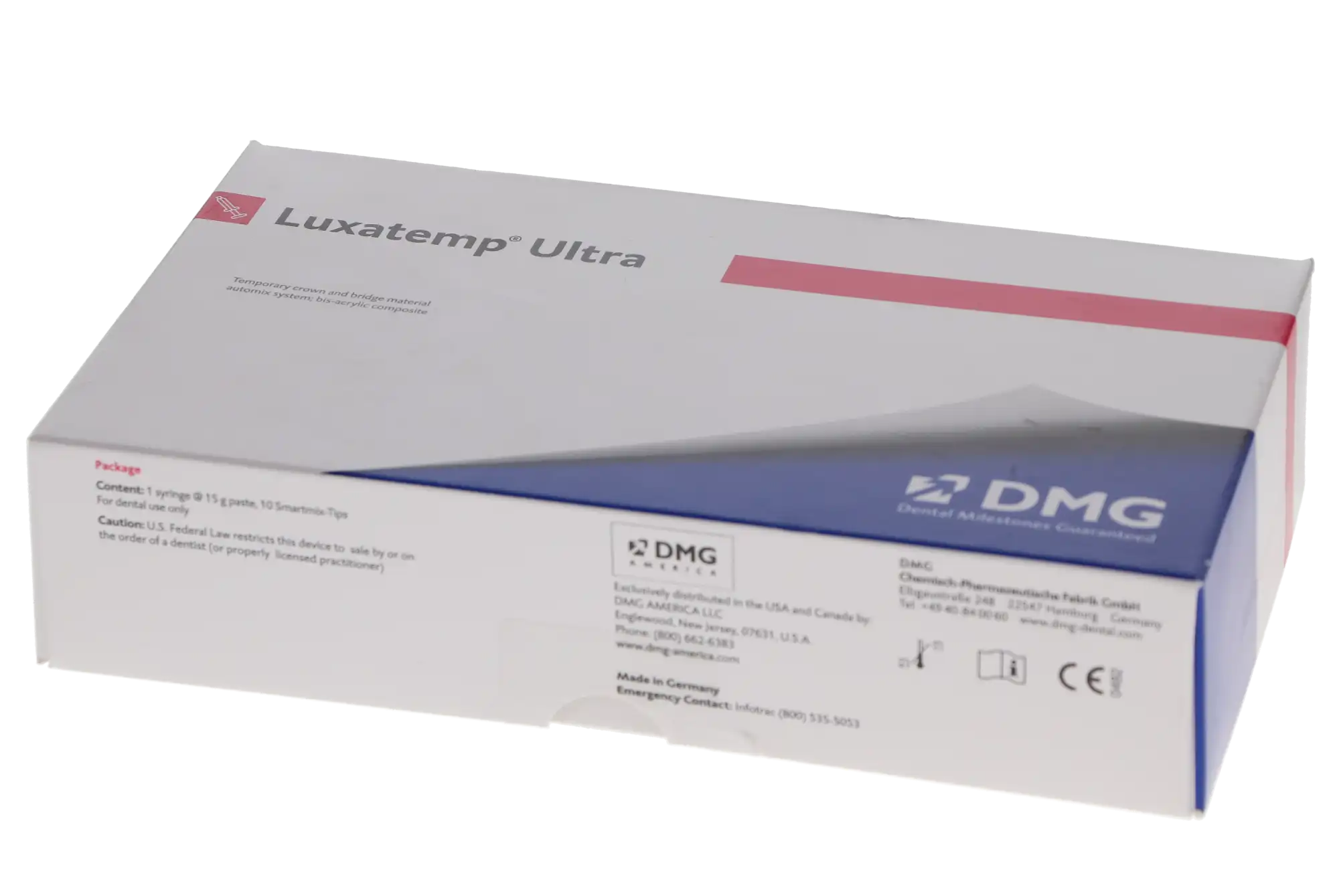 Luxatemp Ultra Smartmix Temporary Crown & Bridge Material, Syringe Refill, 15 g, Shade A2, 1/Pk, 110901 thumbnail 9
