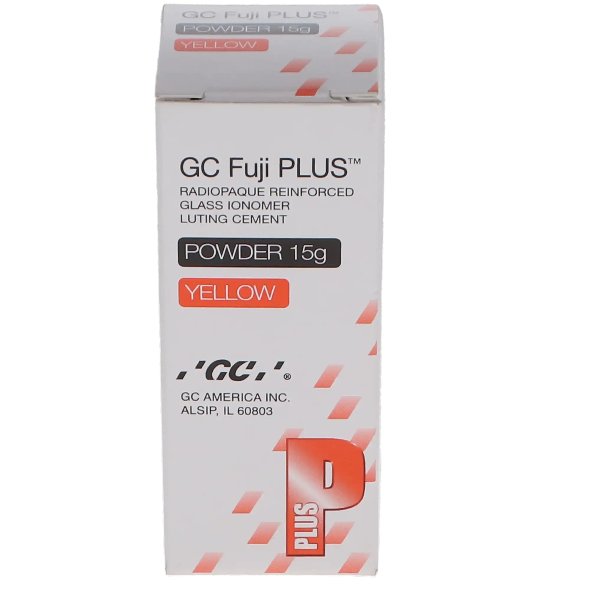 GC Fuji PLUS Resin-Reinforced Glass Ionomer Luting Cement, Powder Refill, 15 g Bottle, Yellow, 431012 thumbnail 10