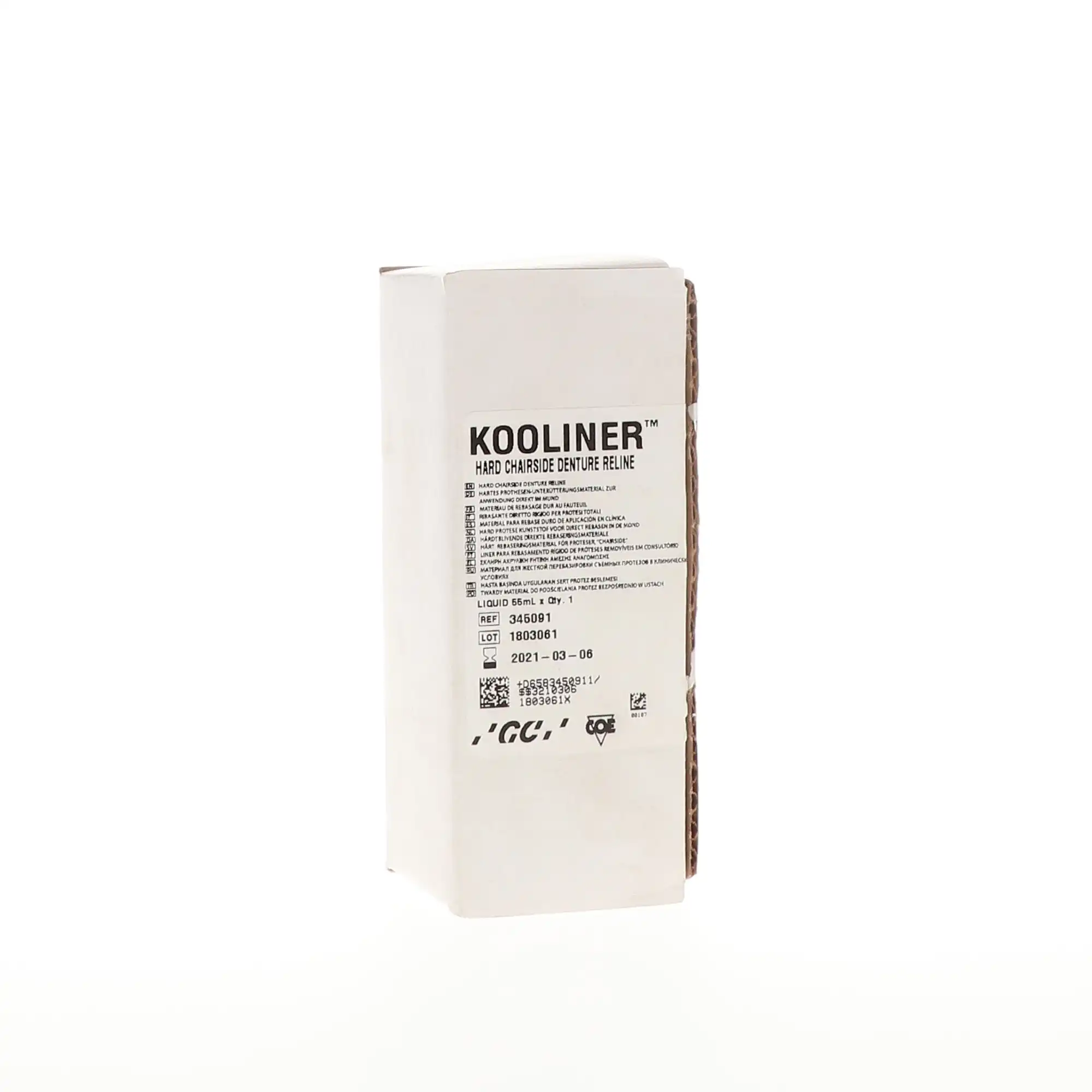 Kooliner Hard Denture Reline Material, Liquid Refill, 2 oz Bottle, 345091 thumbnail 5