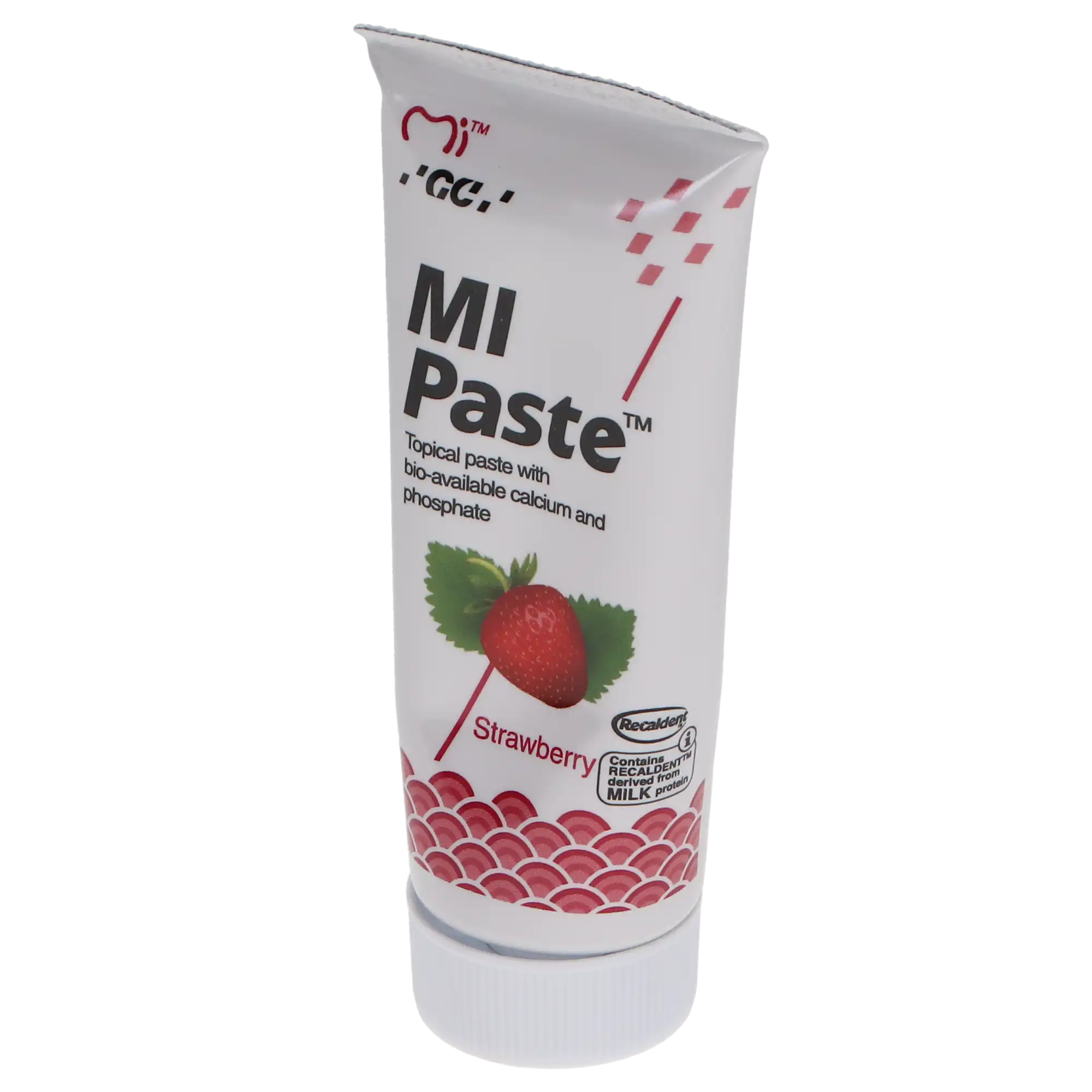 MI Paste Strawberry Topical Tooth Creme, 40 g Tubes, 10/Box, 424505 thumbnail 2