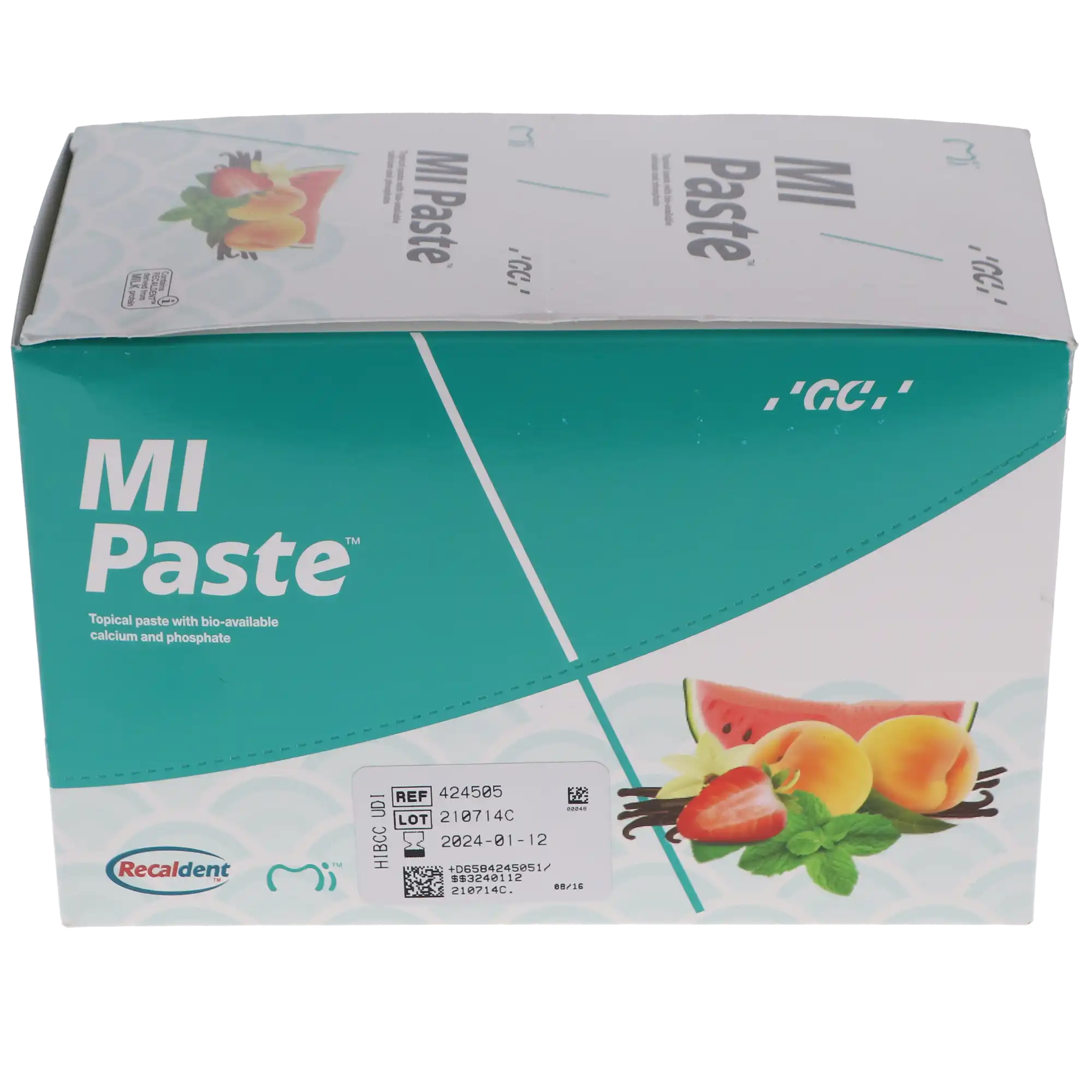 MI Paste Strawberry Topical Tooth Creme, 40 g Tubes, 10/Box, 424505 thumbnail 5