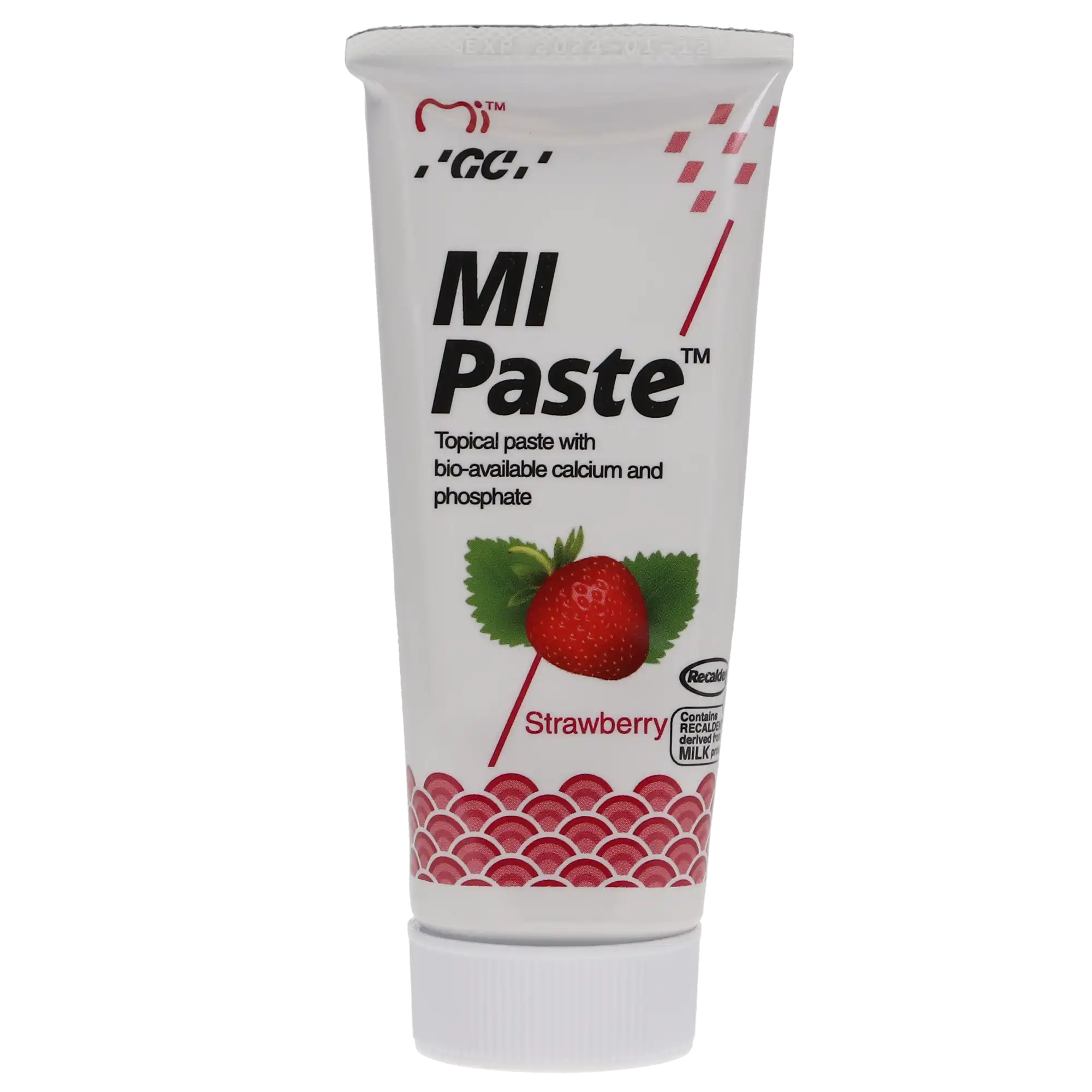 MI Paste Strawberry Topical Tooth Creme, 40 g Tubes, 10/Box, 424505 thumbnail 6