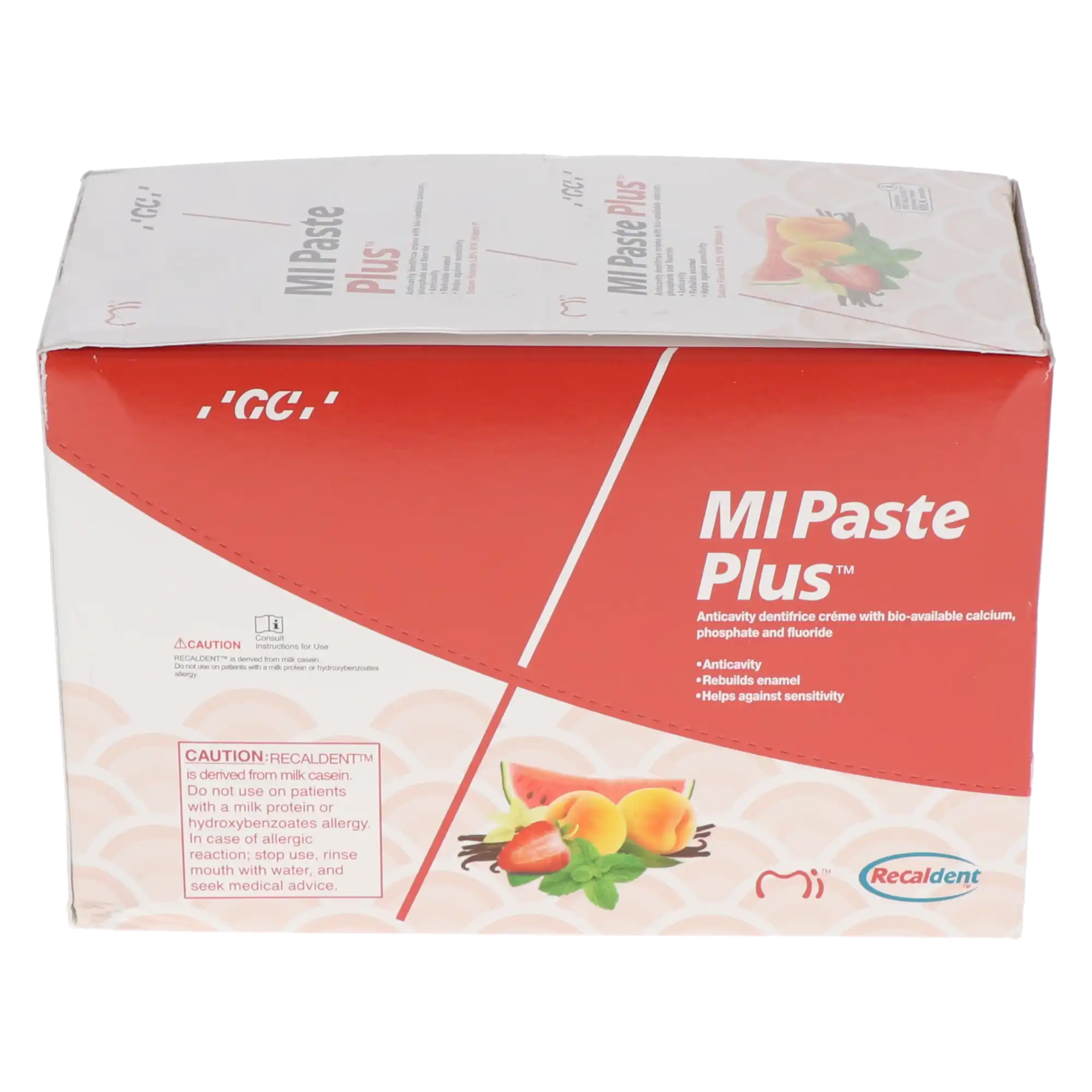 GC America MI Paste Plus Topical Tooth Creme, RECALDENT CPP-ACP with 900 ppm Fluoride, Assorted Flavors, 40 g Tubes, 10/Pk, 422614 thumbnail 12