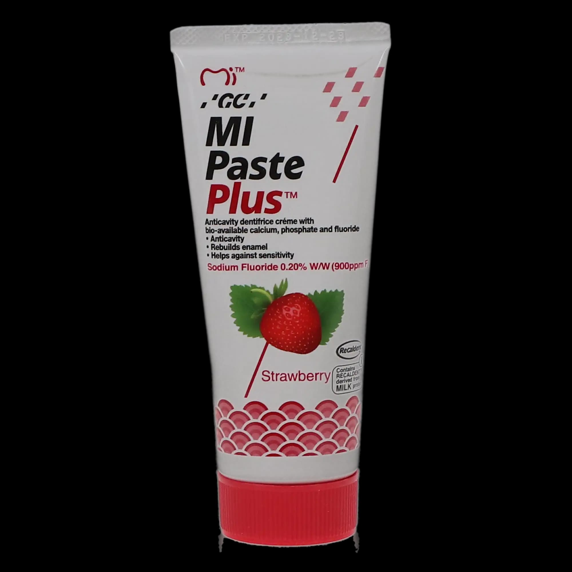MI Paste Plus Topical Tooth Creme, Strawberry, 40 g Tubes, 10/Pk, 422886 thumbnail 6