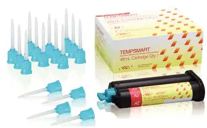 GC TempSmart Temporary Crown & Bridge Material, A2, 48 mL 1:1 Cartridge with 16 Mixing Tips, 009393 thumbnail 2