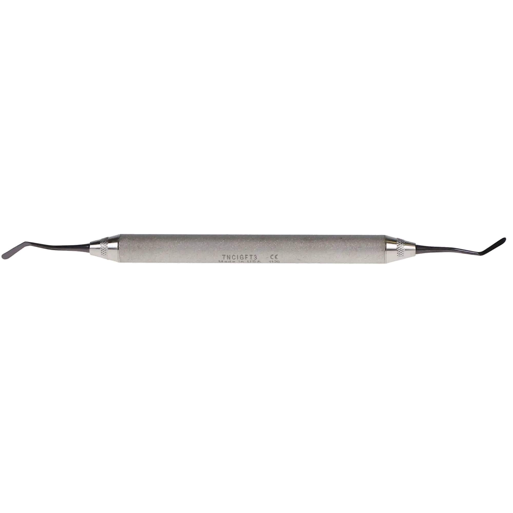 Hu-Friedy Goldstein Flexi-Thin Composite Instrument, Size 3, XTS Smooth Satin Steel Handle, Double-Ended, TNCIGFT3 thumbnail 2