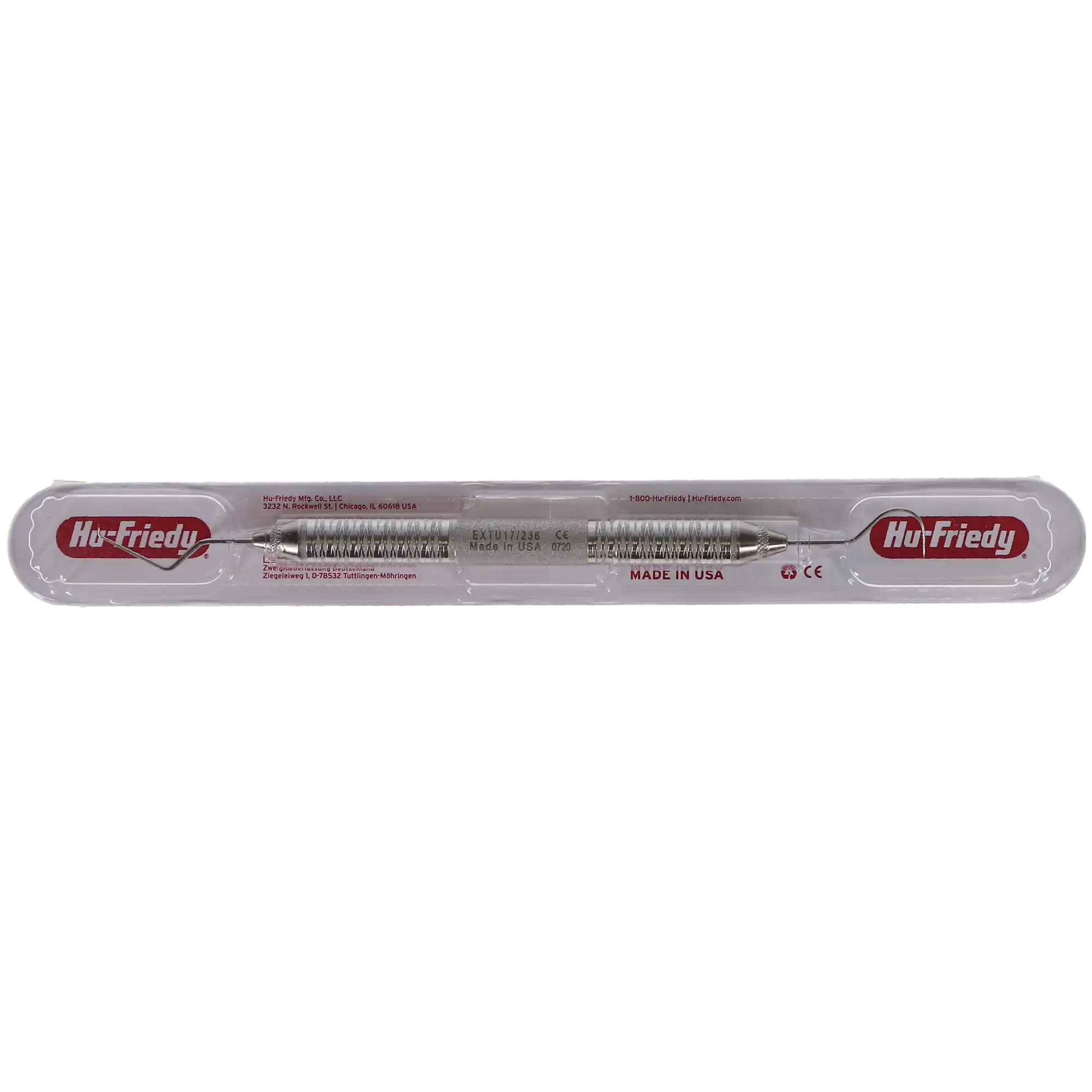 Hu-Friedy TU17/23 Double-Ended Explorer, #6 Satin Steel Handle, EXTU17/236 thumbnail 5