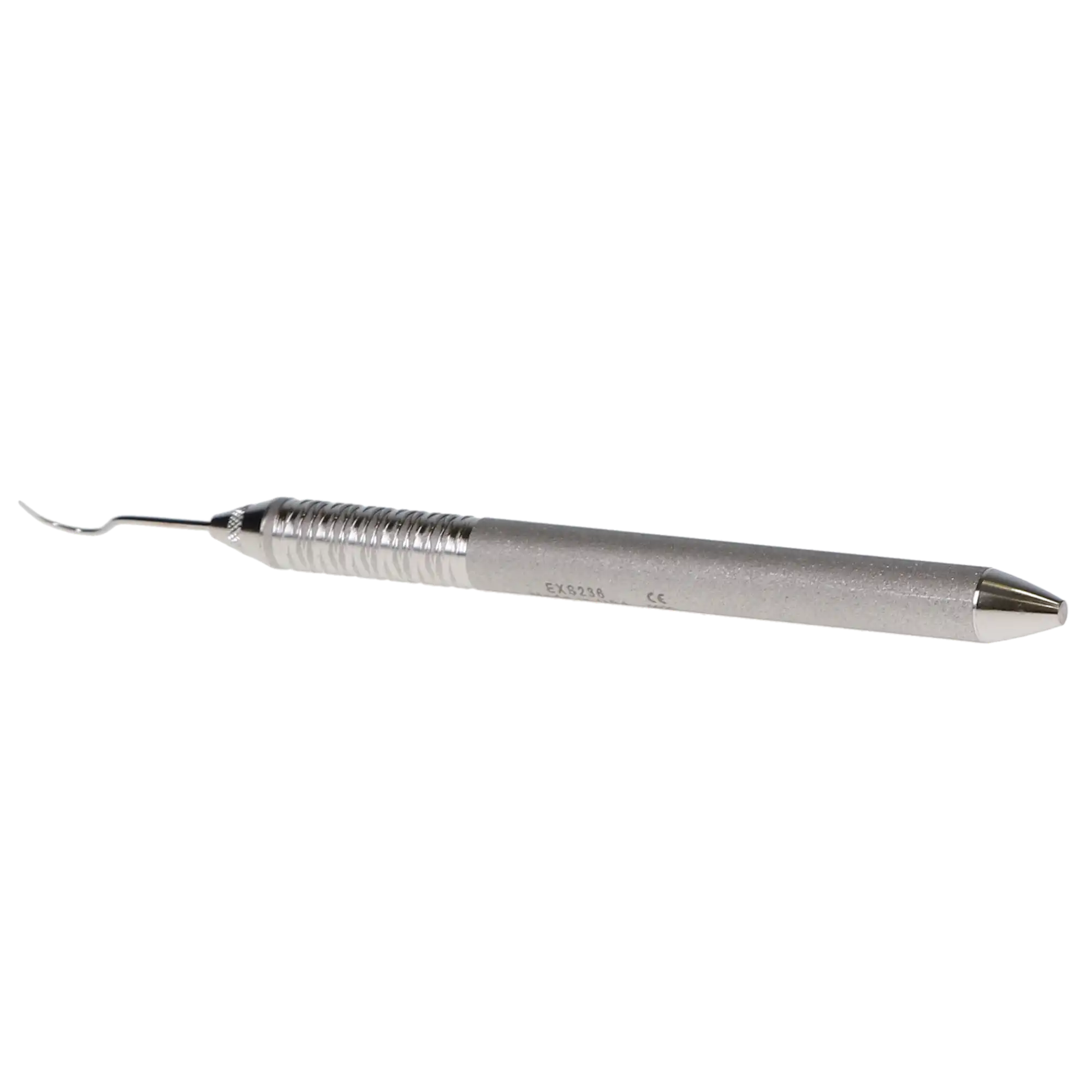 Hu-Friedy #23 Shepherd's Hook Single-End Explorer, #6 Satin Steel Handle, EXS236 thumbnail 2