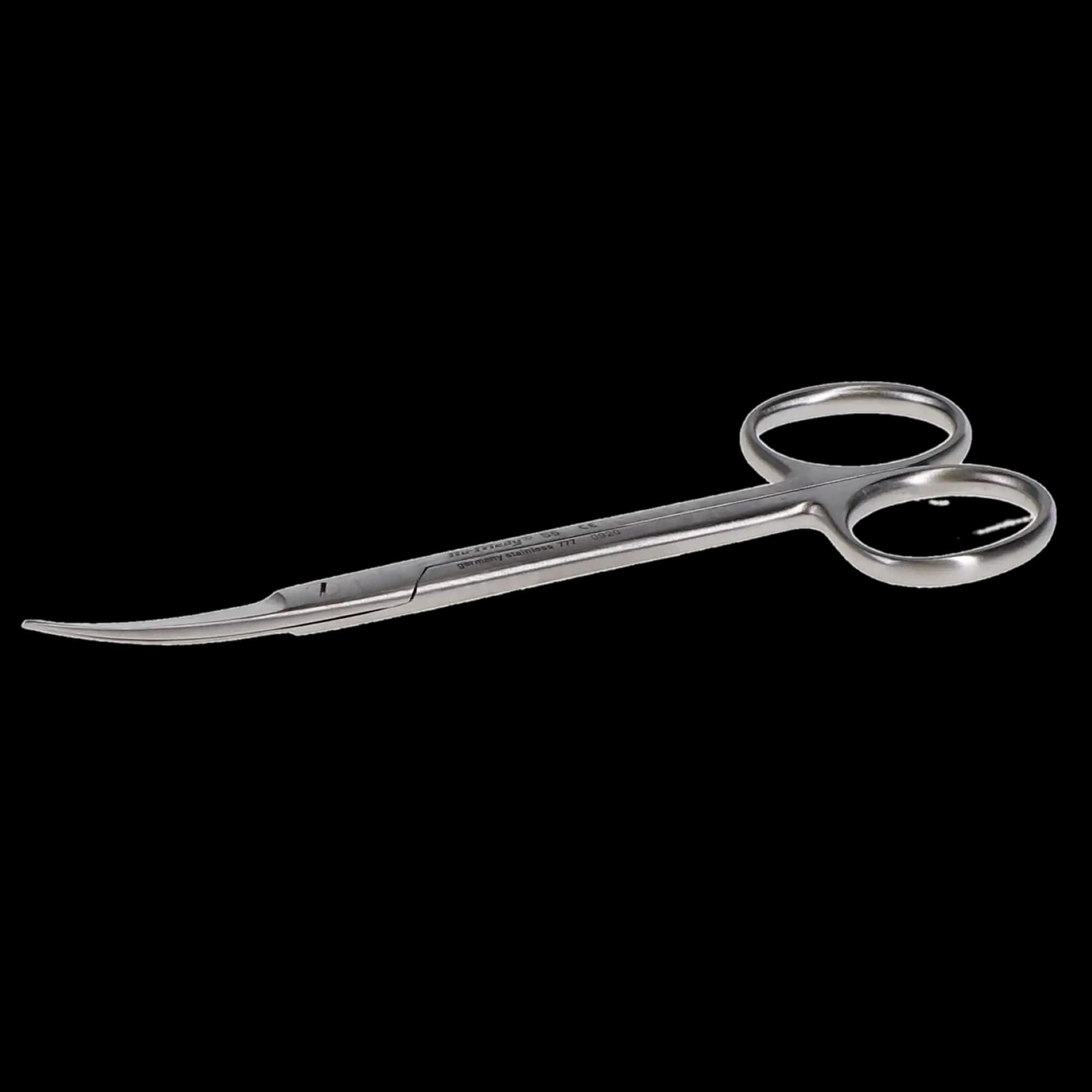 Hu-Friedy #6 Wagner Curved Surgical Scissors, 1 Serrated Blade, 4-1/2 in, Stainless Steel, 1/Pk, S6 thumbnail 3