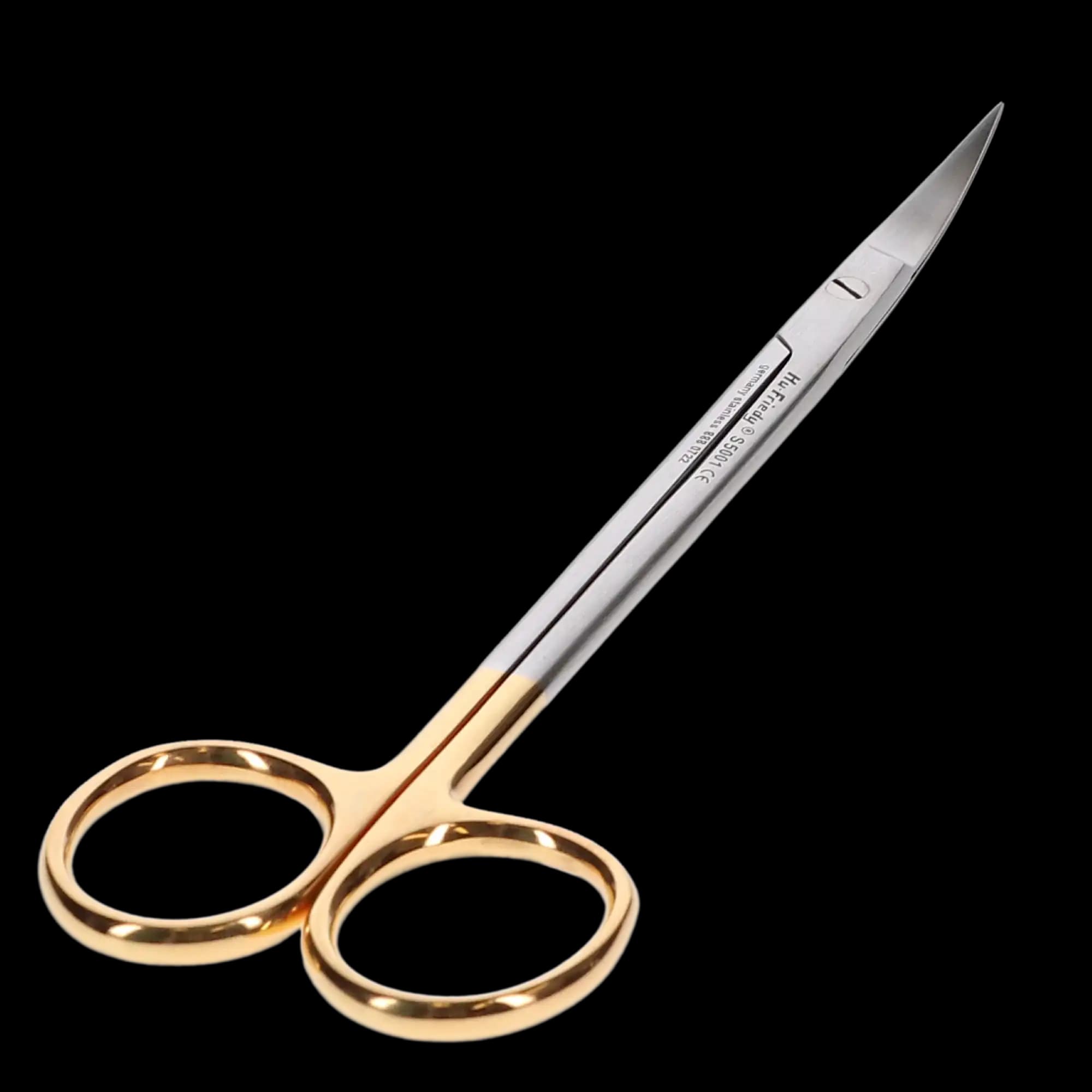 Hu-Friedy Perma Sharp Kelly Scissors, Curved, 1 Serrated Blade, 16 cm (6.25"), Stainless Steel, 1/Pk, S5001 thumbnail 5