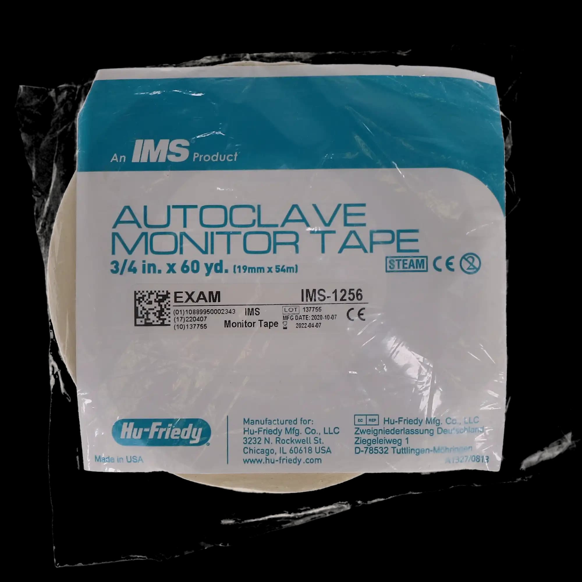 Hu-Friedy IMS Autoclave Monitor Tape, Exam, 3/4" (19 mm) x 60 yd, IMS-1256 thumbnail 7