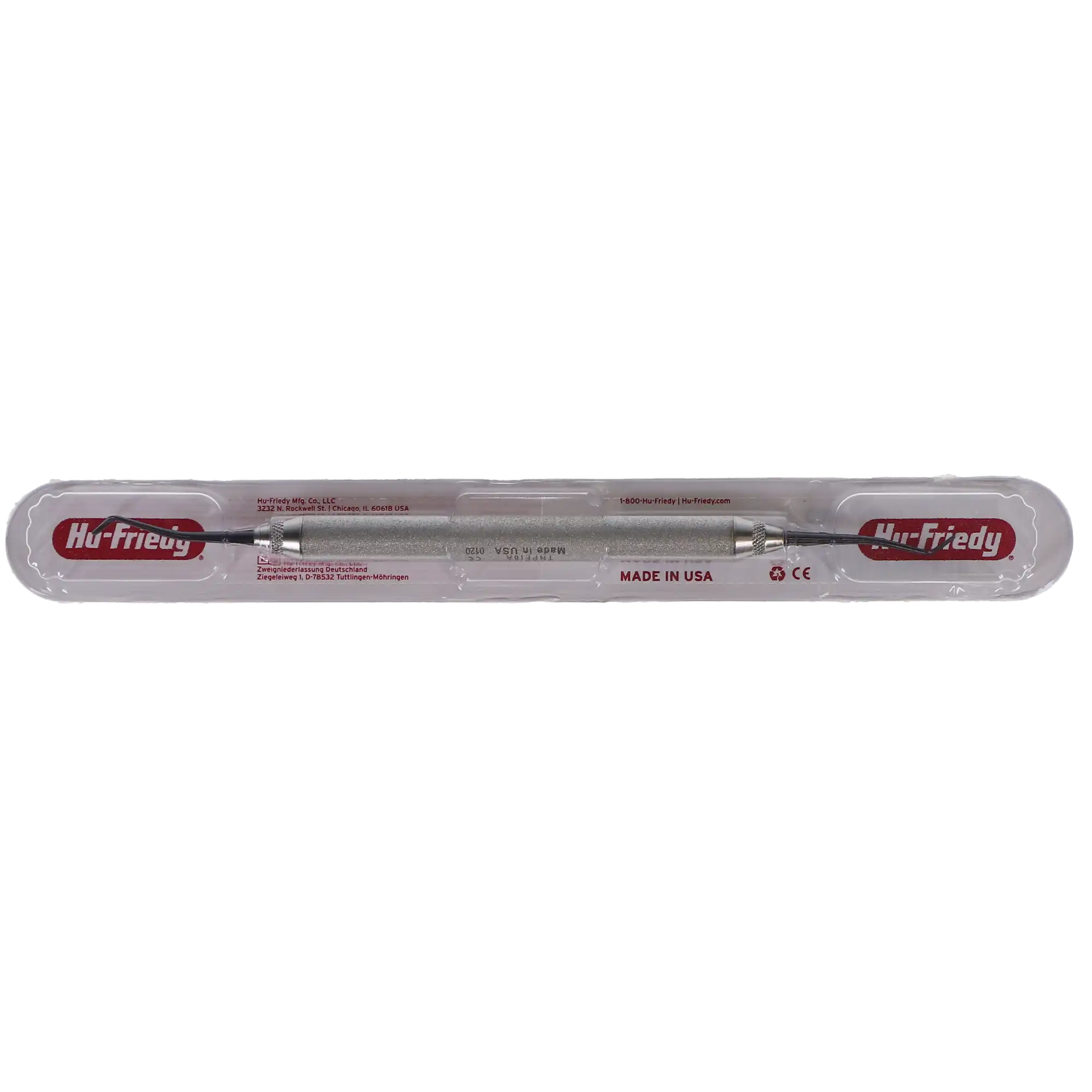 Hu-Friedy XTS Smooth Satin Steel Plastic Filling Instrument, Double-Ended, 8A, #6S Handle, TNPFI8A thumbnail 5