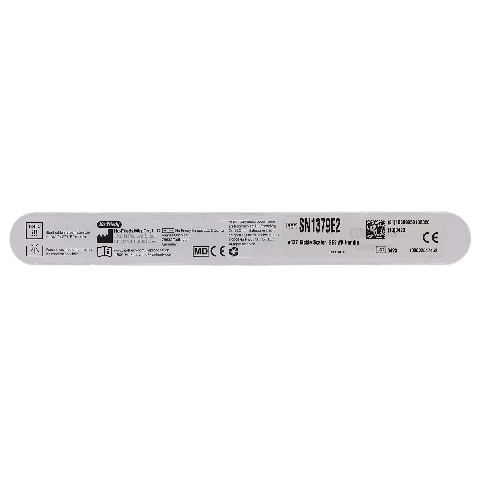 Hu-Friedy EverEdge 2.0 137 Sickle Scaler, Double-Ended, #9 Handle, SN1379E2 thumbnail 4