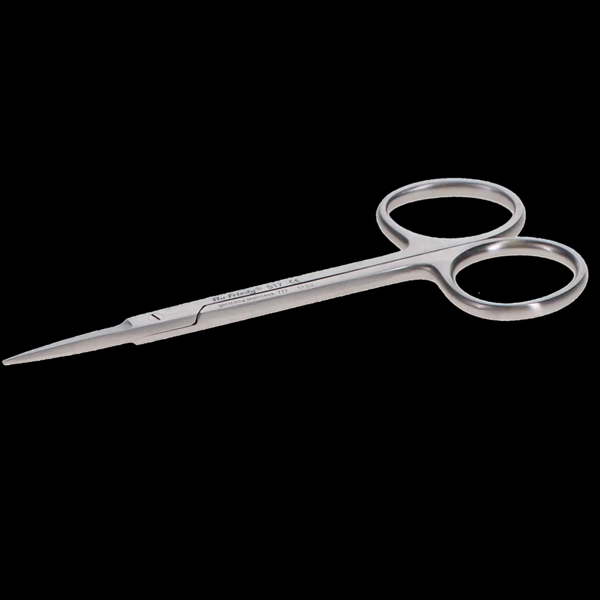 Hu-Friedy Iris Scissors, Standard Series, Straight/Delicate, #17, 4-1/2" (11.5 cm), Stainless Steel, 1/Pk, S17 thumbnail 3