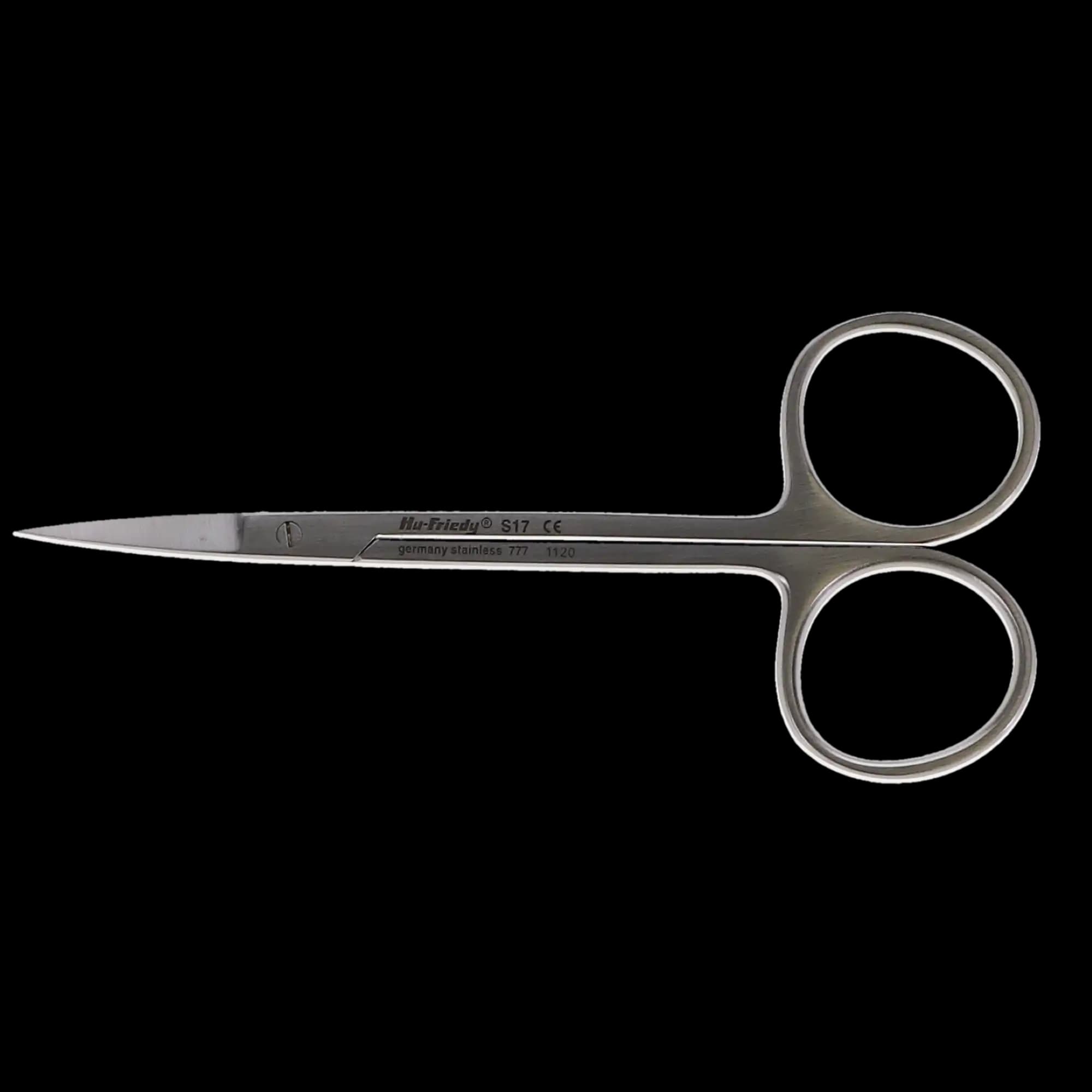 Hu-Friedy Iris Scissors, Standard Series, Straight/Delicate, #17, 4-1/2" (11.5 cm), Stainless Steel, 1/Pk, S17 thumbnail 6