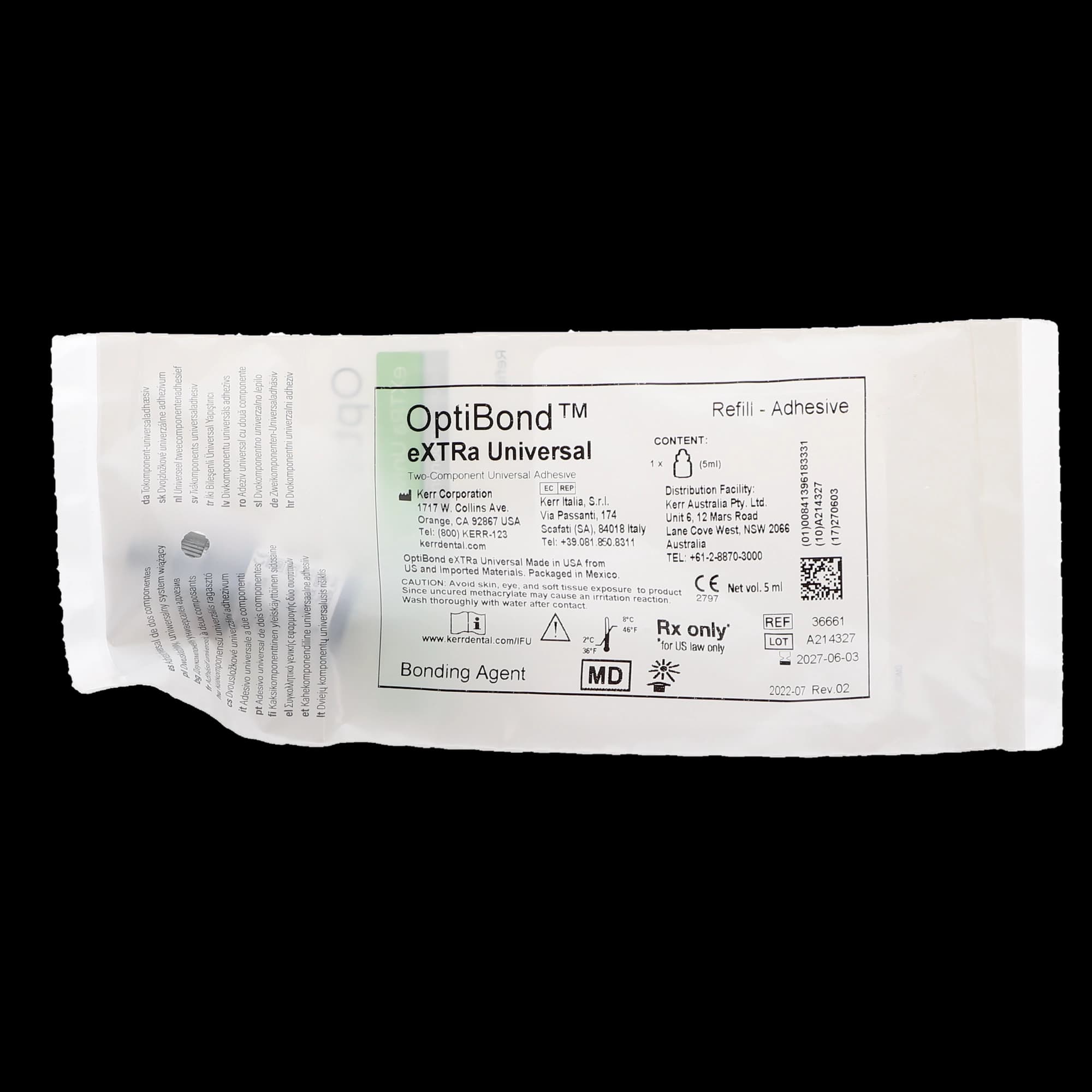 OptiBond eXTRa Universal Two-Component Self-Etch Adhesive Bottle Refill, 5 mL, 36661 thumbnail 9