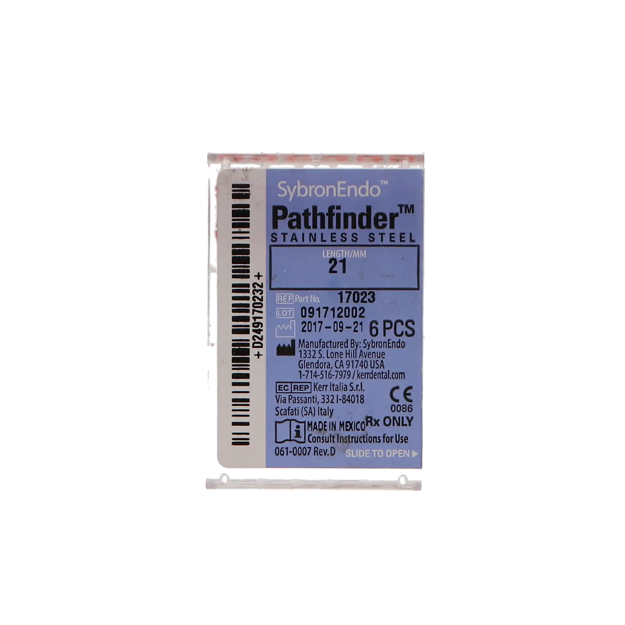 Kerr Pathfinder Stainless Steel Endodontic Hand Files, 21 mm, Approx. Size #7, Orange, 6/Pkg, 17023 thumbnail 11