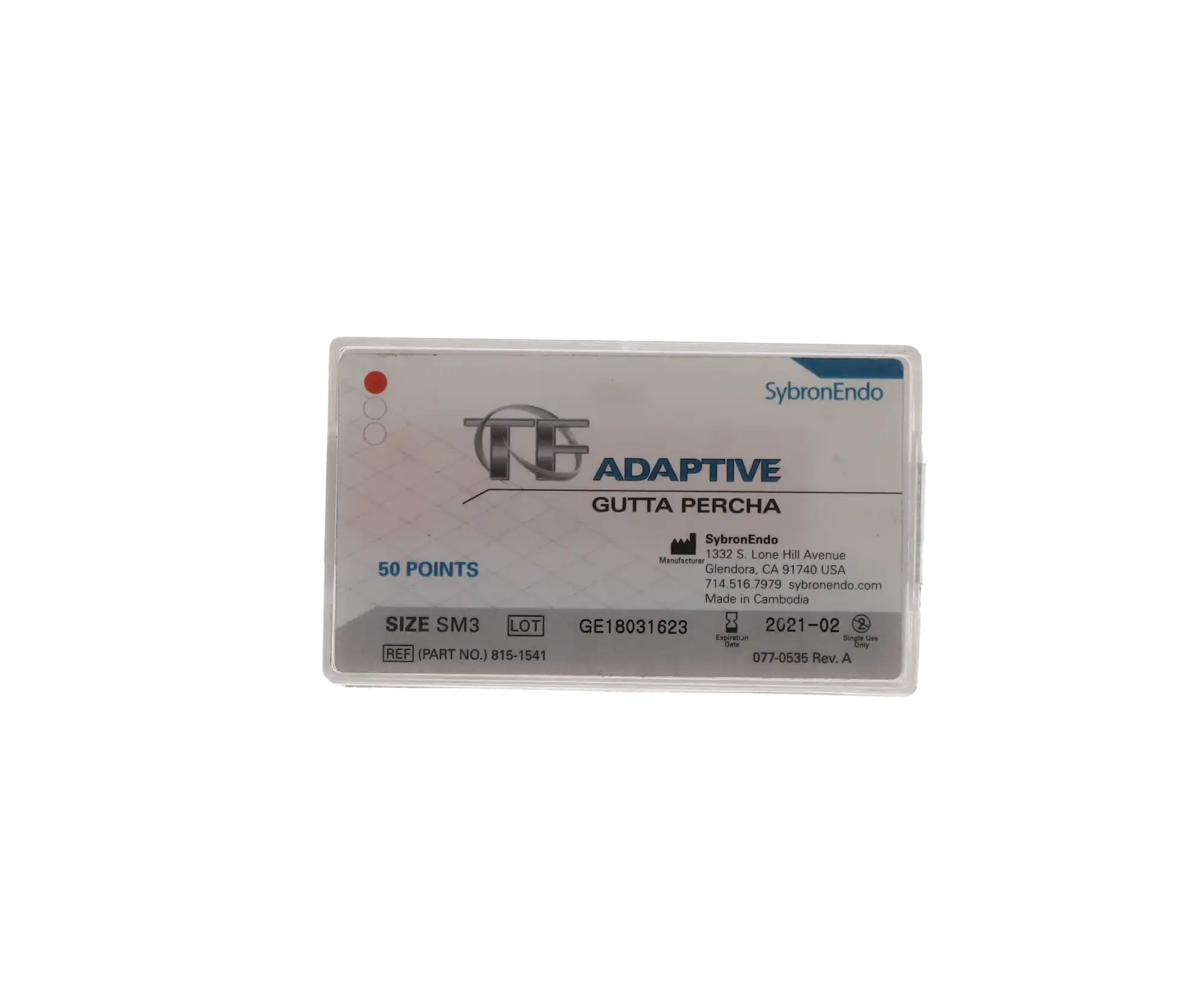 TF Adaptive Gutta Percha Points, Red Pack, SM3, Small, 50/Pk, 815-1541 thumbnail 10