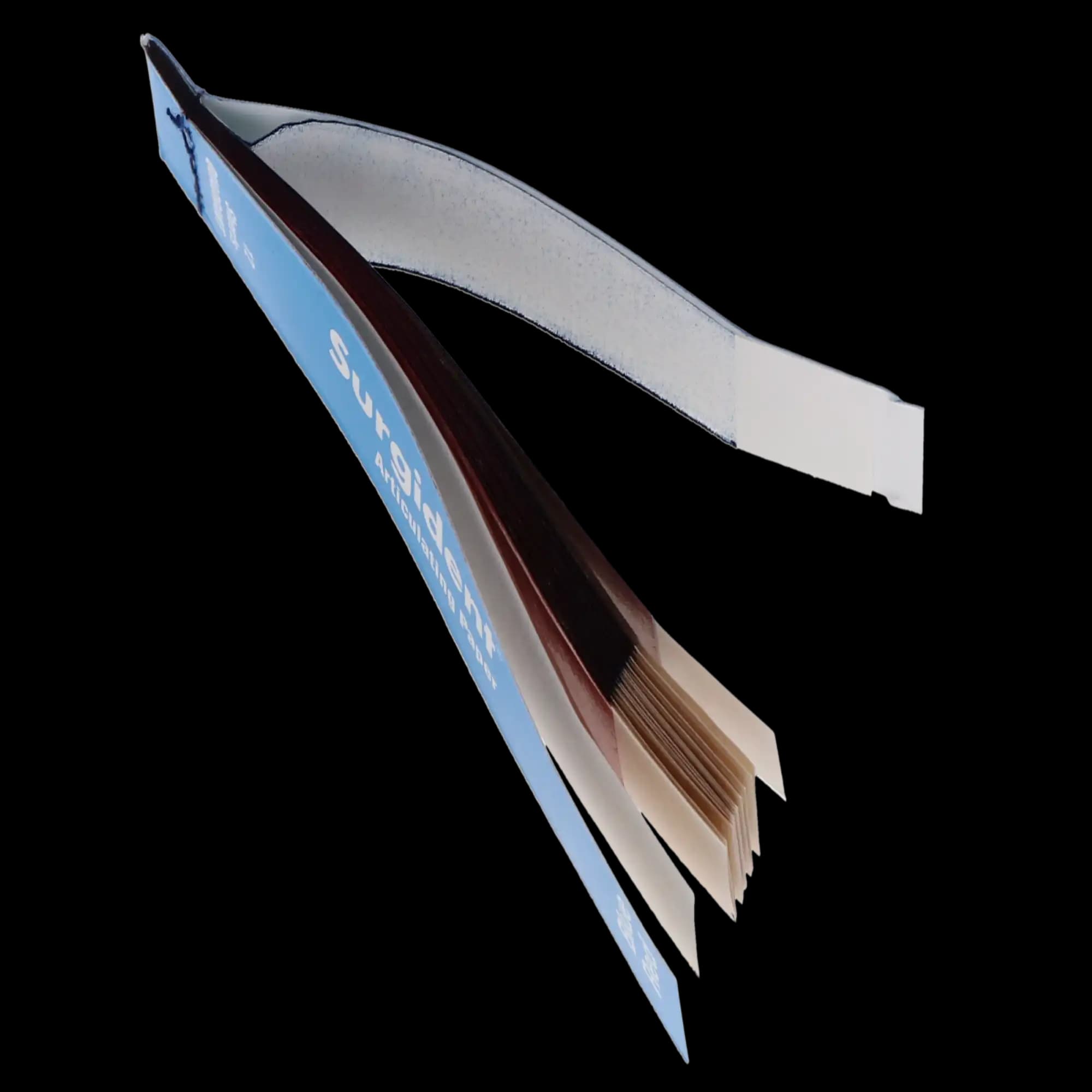 Surgident dispOral Articulating Paper, Curved, Red/Blue, 72 Microns, 12 Books/Box, 50099121 thumbnail 8