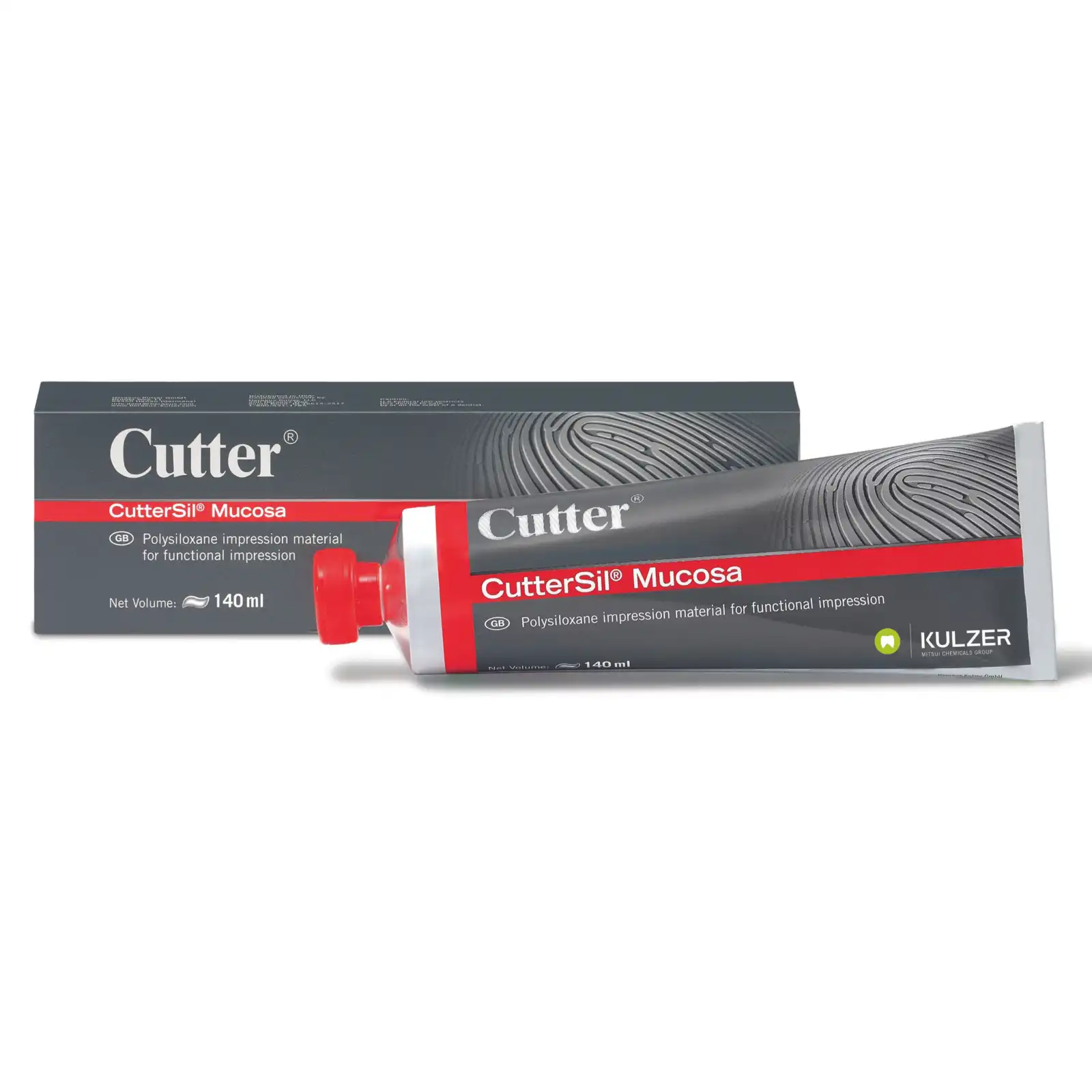 CutterSil Mucosa Silicone Impression Material, Orange, 140 mL Tube, 65767011 thumbnail 2