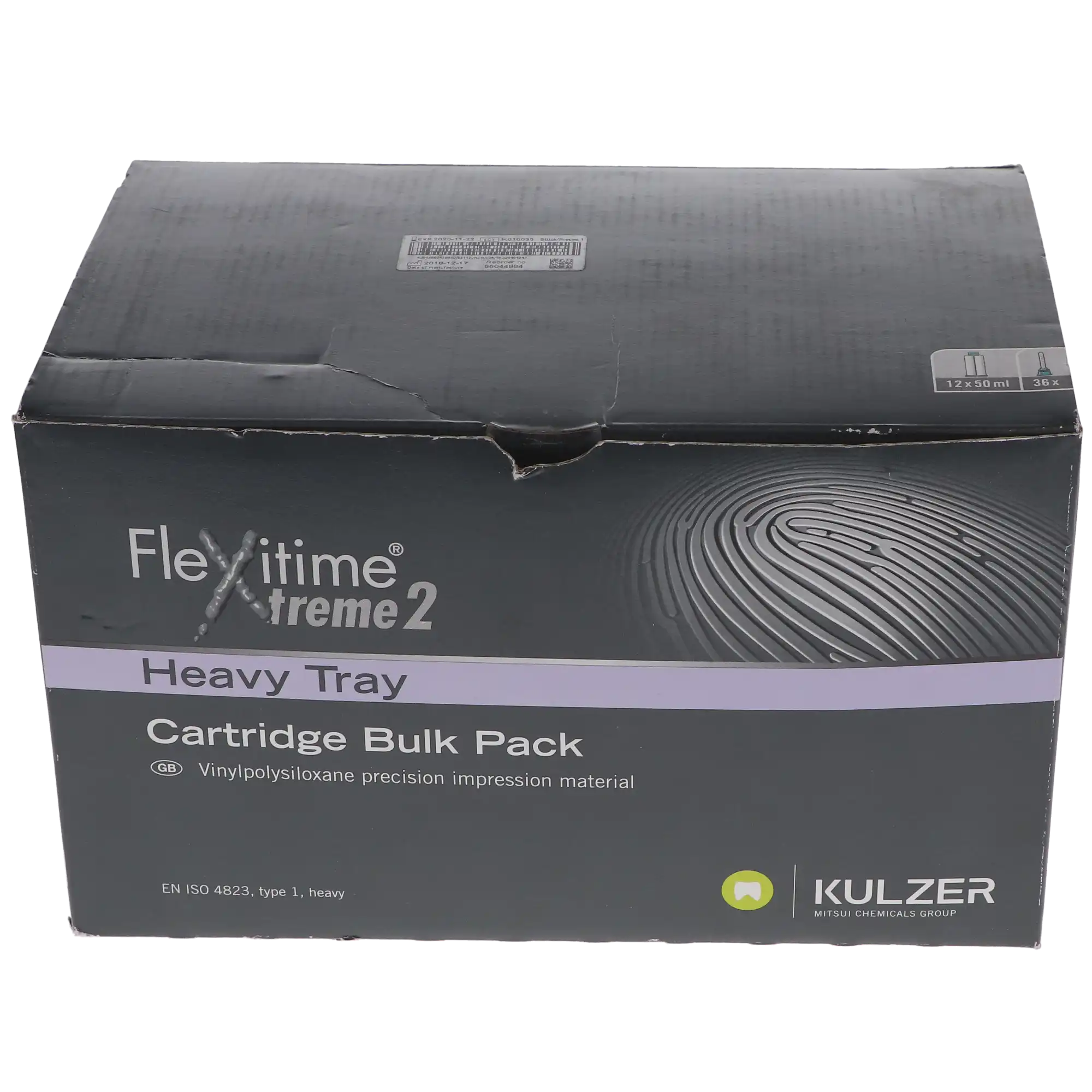 Flexitime Xtreme 2 VPS Impression Material, Heavy Tray, 50 ml Cartridges, Wild Berry, 12/Pk, 66044884 thumbnail 11