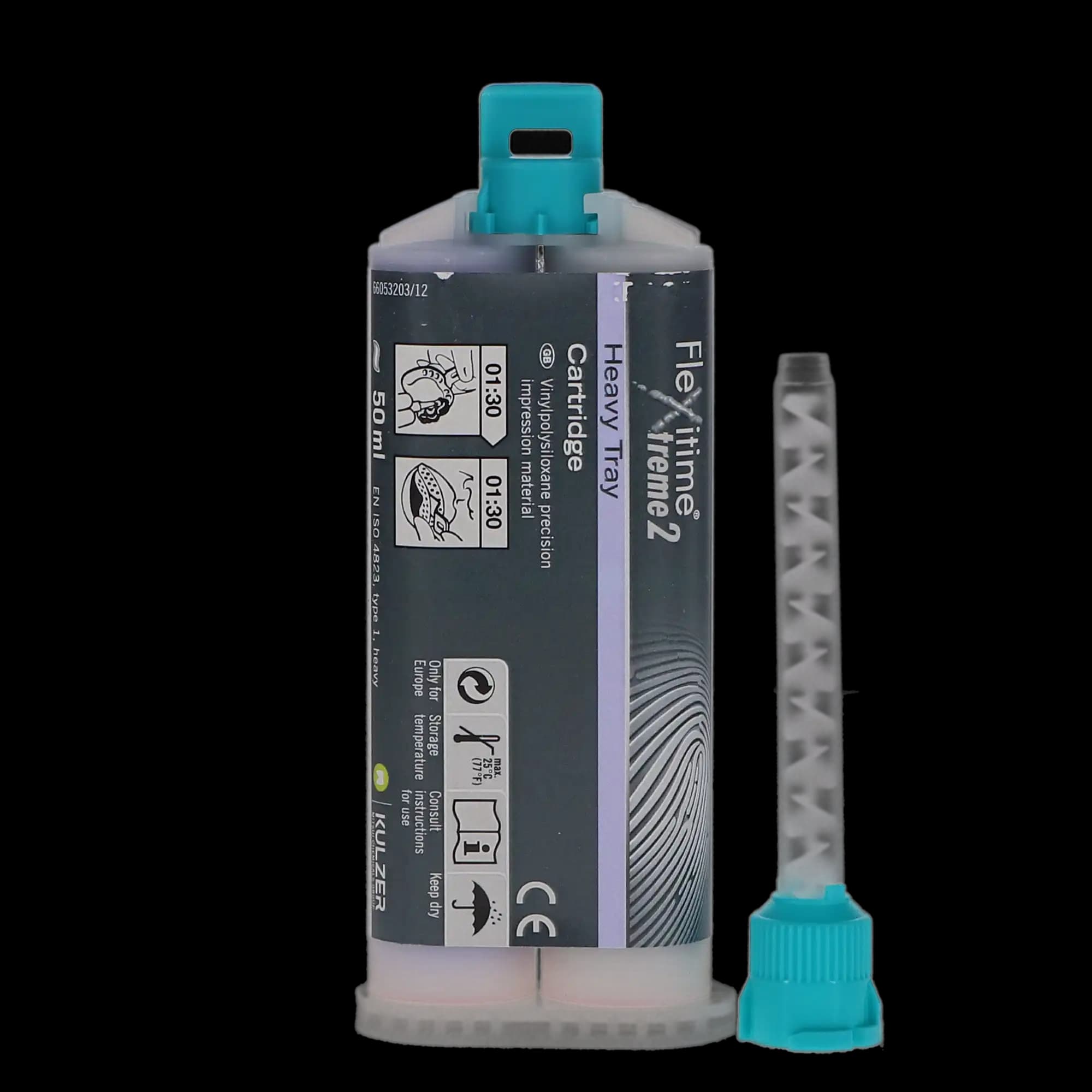 Flexitime Xtreme 2 VPS Impression Material, Heavy Tray, 50 ml Cartridges, Wild Berry, 12/Pk, 66044884 thumbnail 12