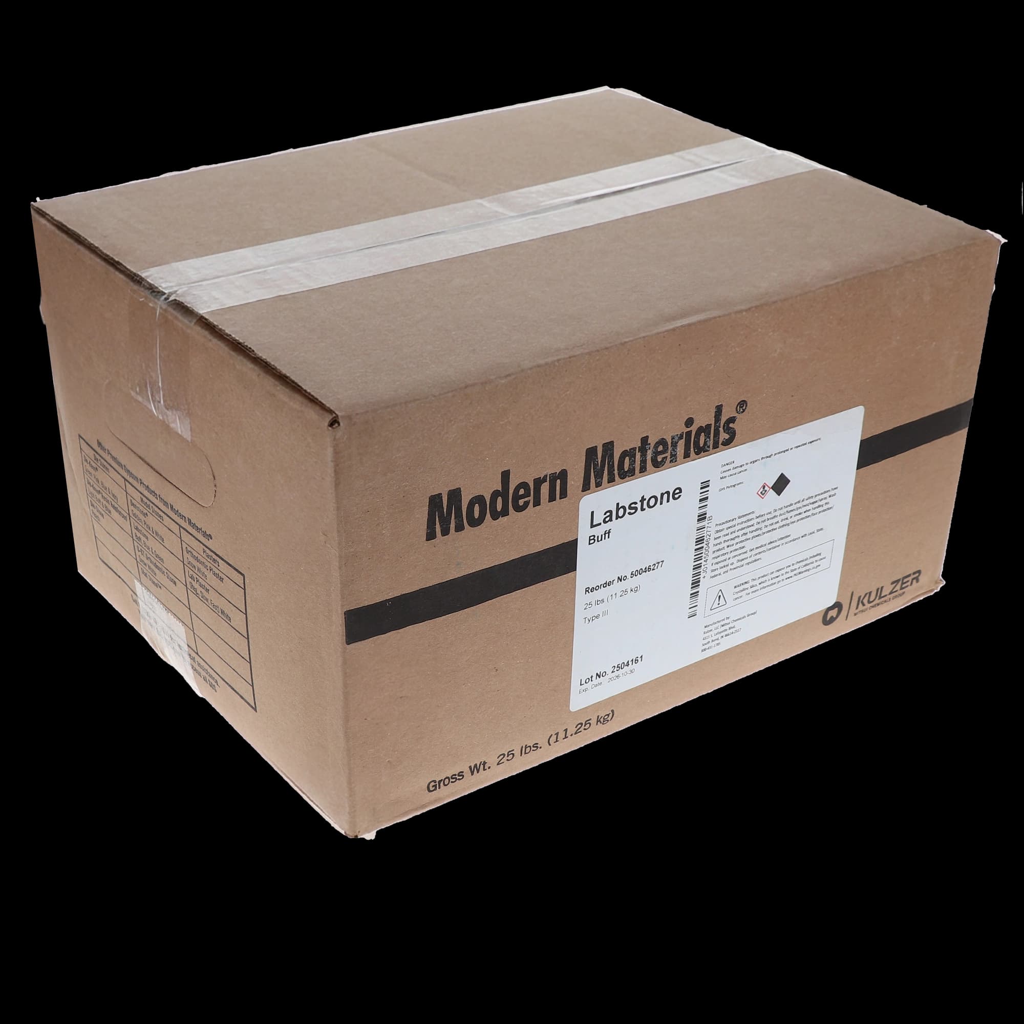 Kulzer Modern Materials Labstone Type III All-Purpose Model Stone, Buff, 25 lb Box, 50046277 thumbnail 2