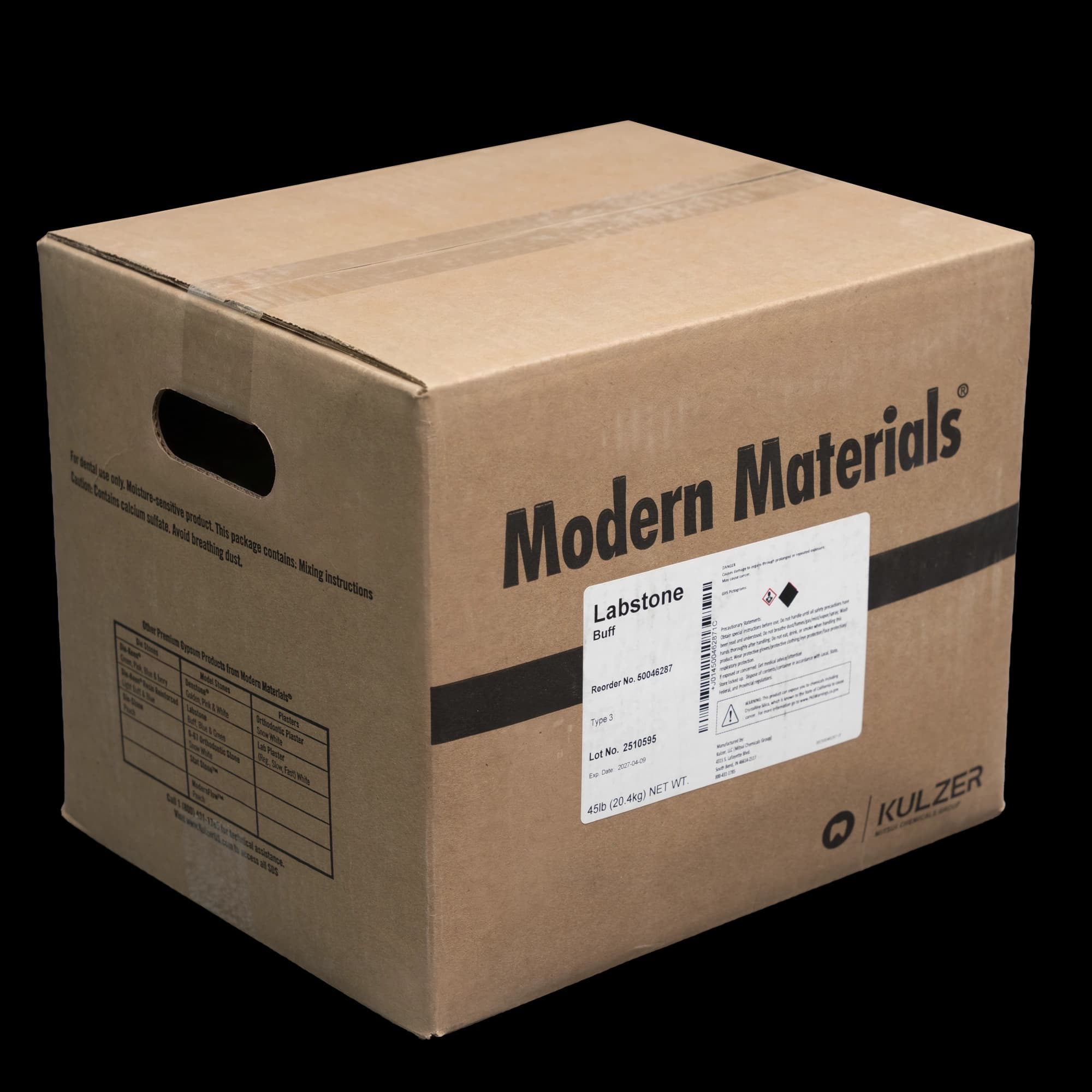 Modern Materials Labstone Type III All-Purpose Model Stone, Buff, 45 lb, 50046287 thumbnail 4