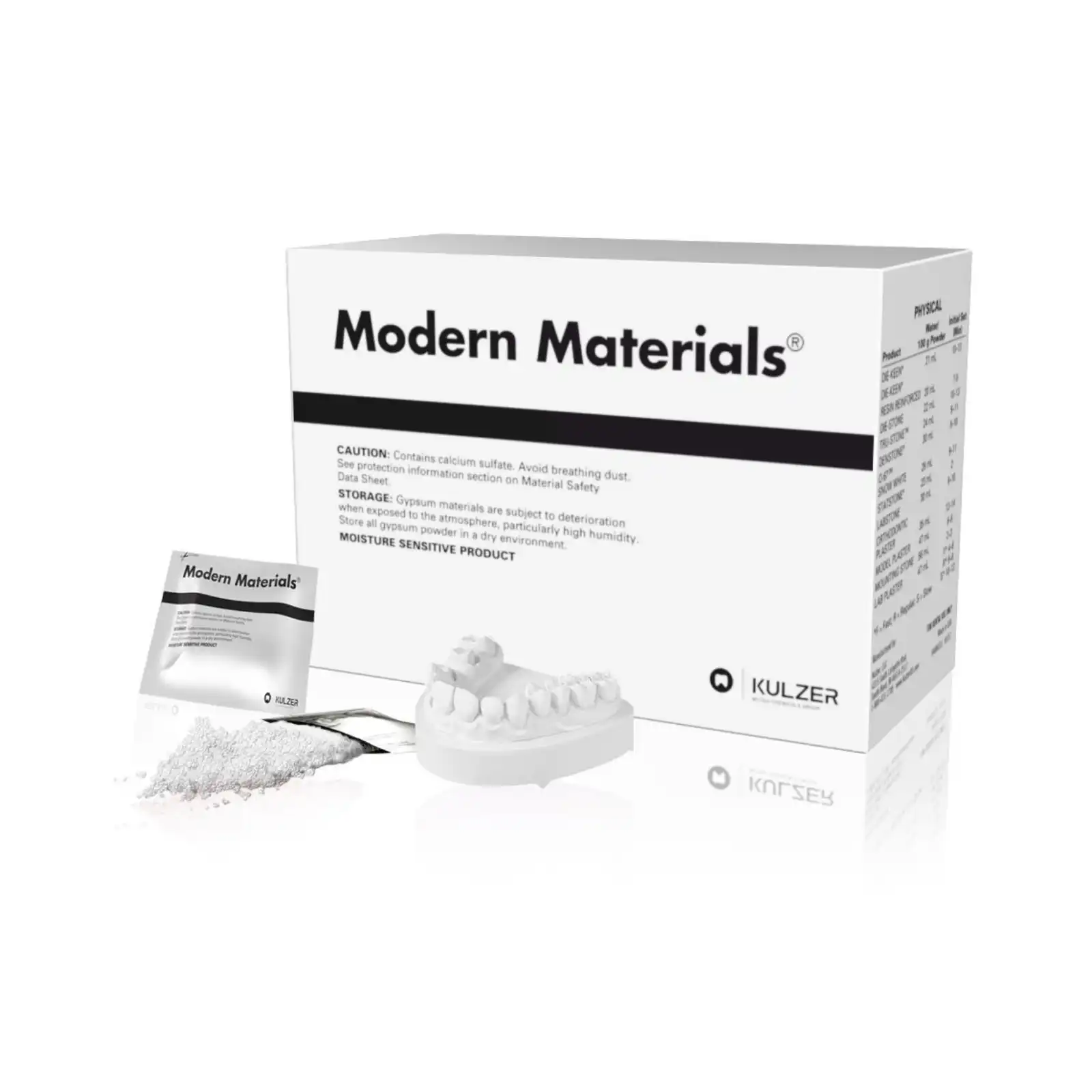 Modern Materials Snow White Orthodontic Plaster, Type II, 45 lb Box, 50048180 thumbnail 2