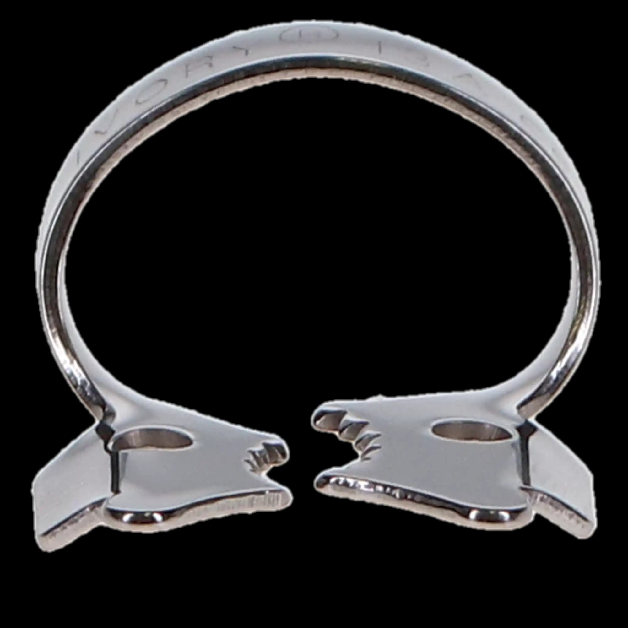 Ivory Stainless Steel Rubber Dam Clamp #13A, Winged, Serrated Jaws, Lower Left Molars, 50057352, 1/Pk thumbnail 2