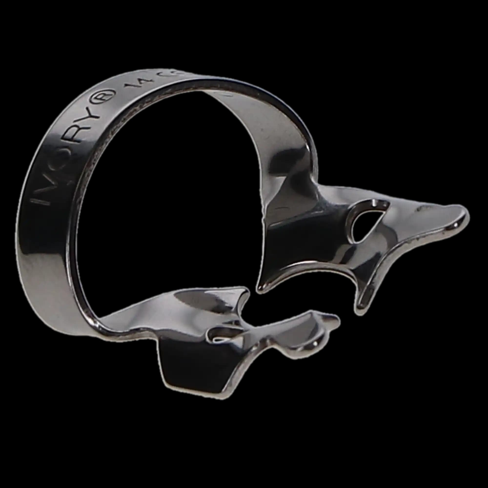 Ivory Stainless Steel Rubber Dam Clamp, #14, Winged, Regular Molar, 50057354 thumbnail 3