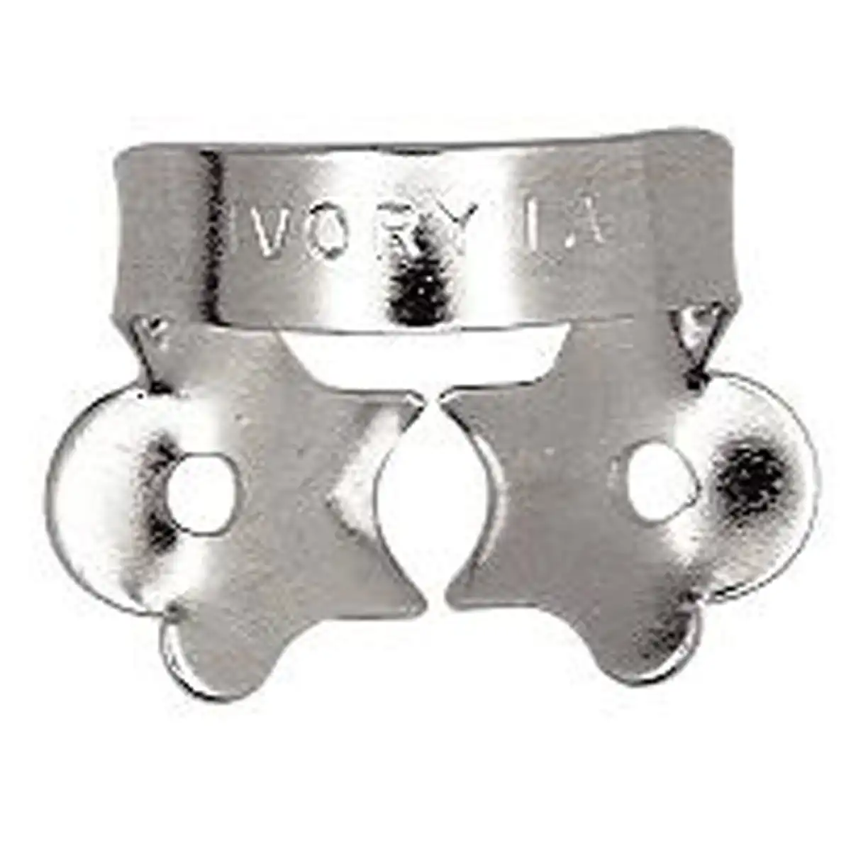Ivory Stainless Steel Rubber Dam Clamp, Winged, #1A, Bicuspid/Anterior, 50057308 thumbnail 2