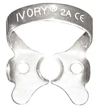 Ivory Stainless Steel Rubber Dam Clamp #2A, Winged, Bicuspid/Premolar, 1/Pk, 50057312 thumbnail 2
