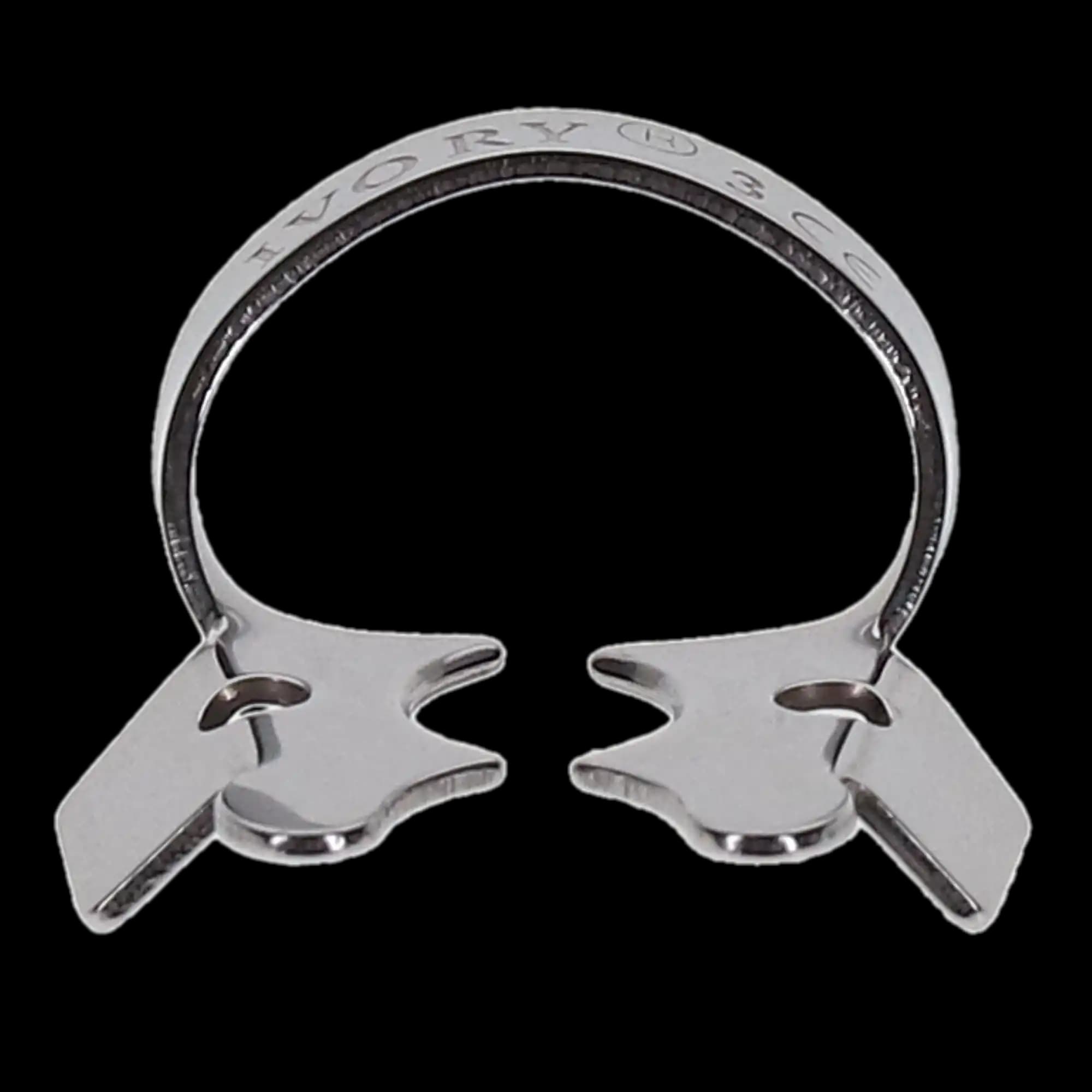 Ivory Rubber Dam Clamp #3, Winged, Small Lower Molar, Stainless Steel, 50057322 thumbnail 4